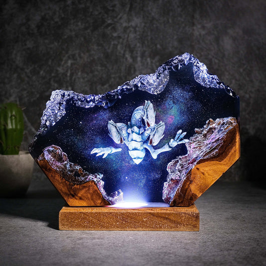 Blue-Eyes Ultimate Dragon Resin Handmade Lamp