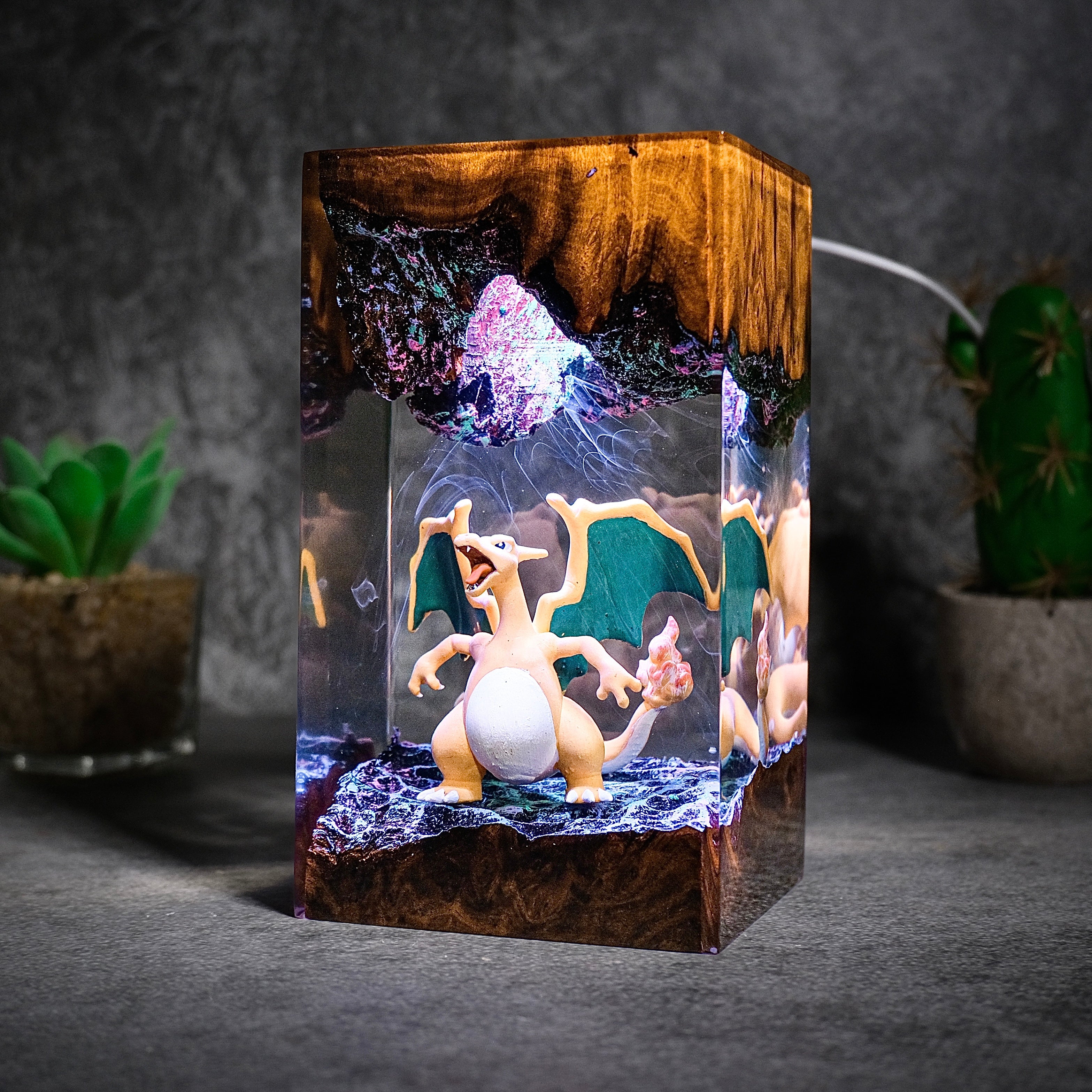 CHARIZARD Pokemon Resin Handmade Lamp