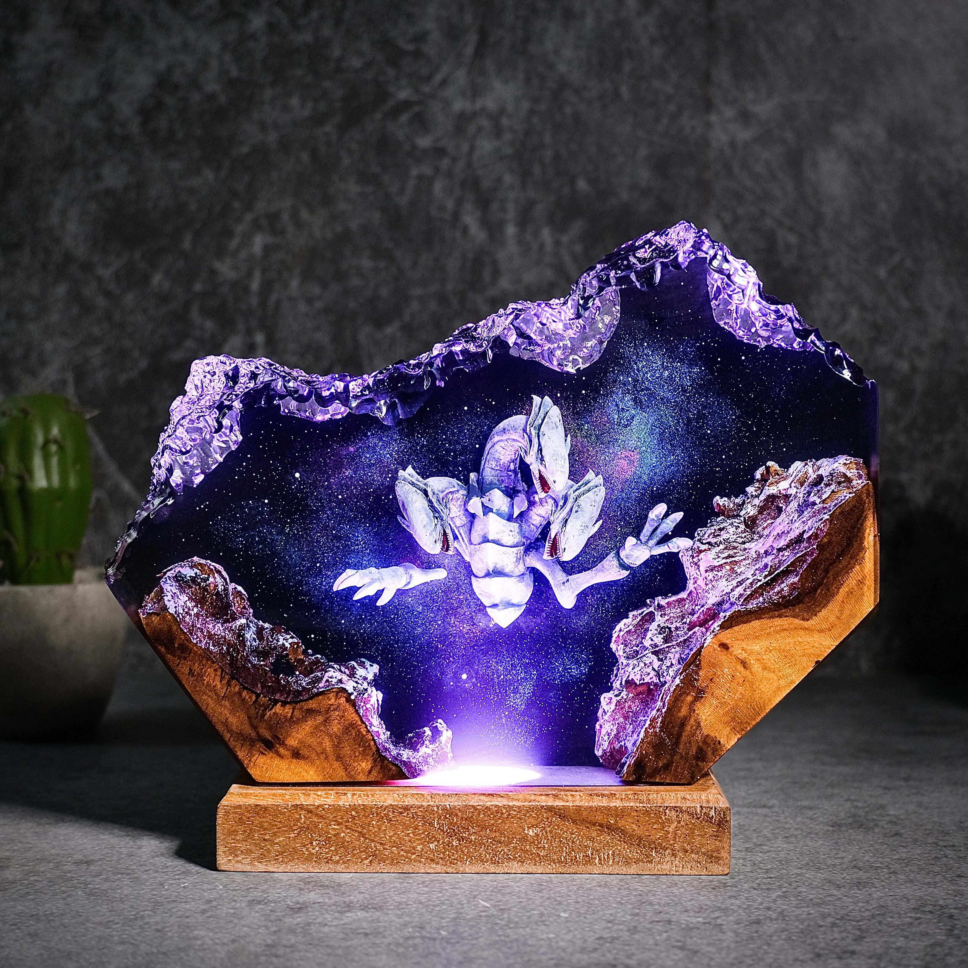 Blue-Eyes Ultimate Dragon Resin Handmade Lamp