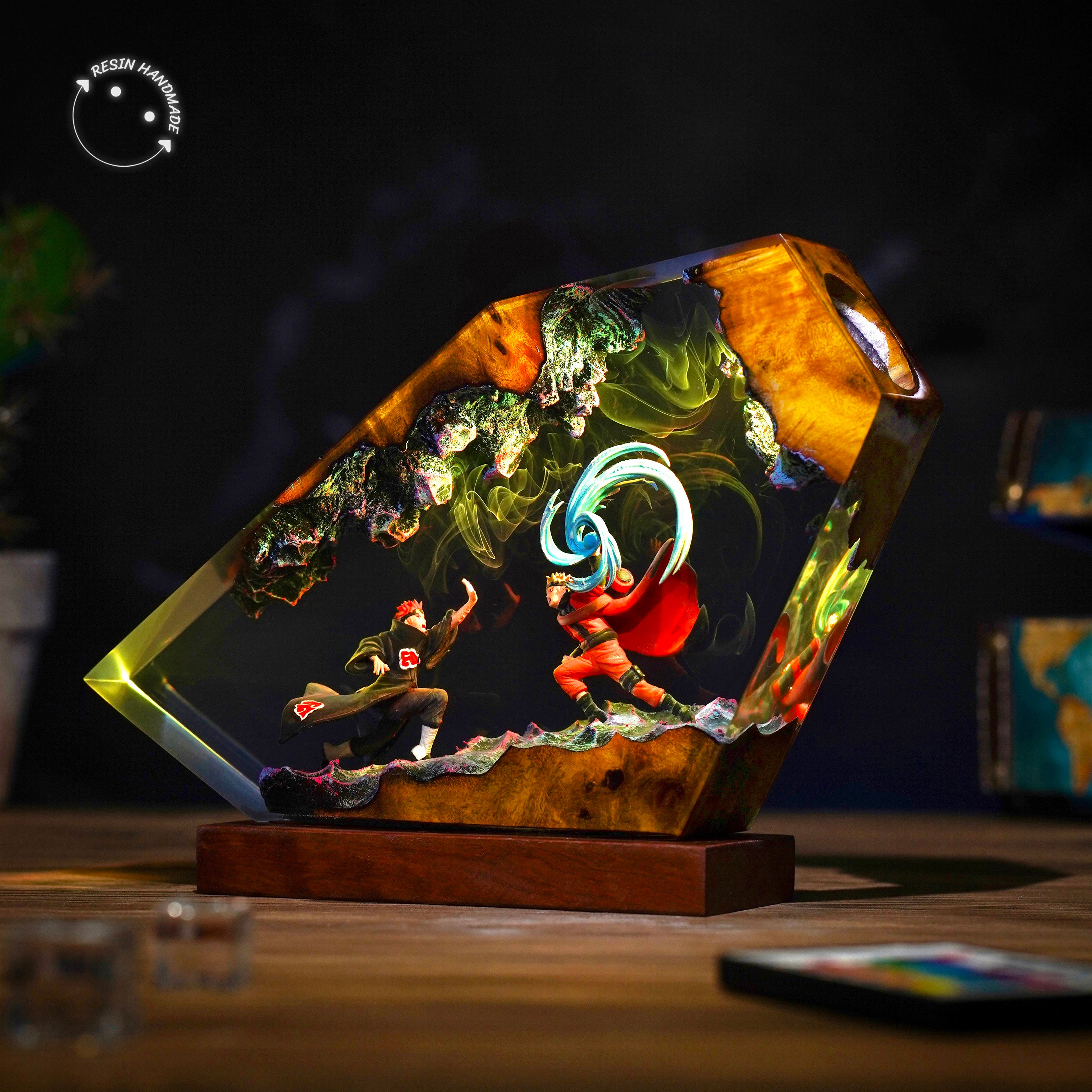 NARUTO x ITACHI Resin Handmade Lamp