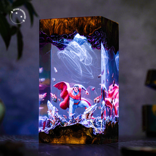 SUPERMAN V2 Resin Handmade Lamp