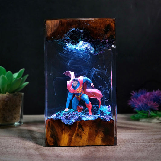 SUPERMAN Resin Handmade Lamp