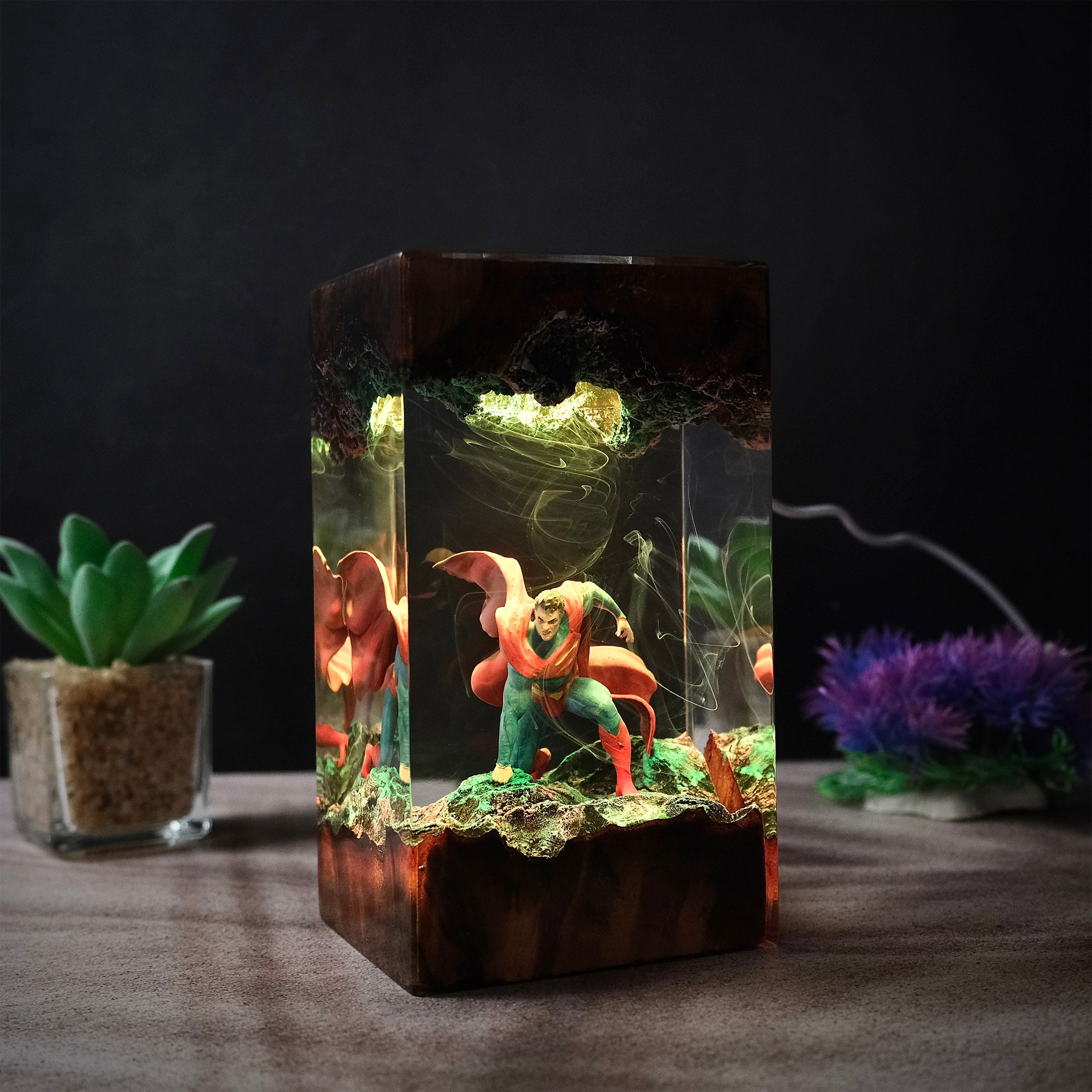 SUPERMAN Resin Handmade Lamp