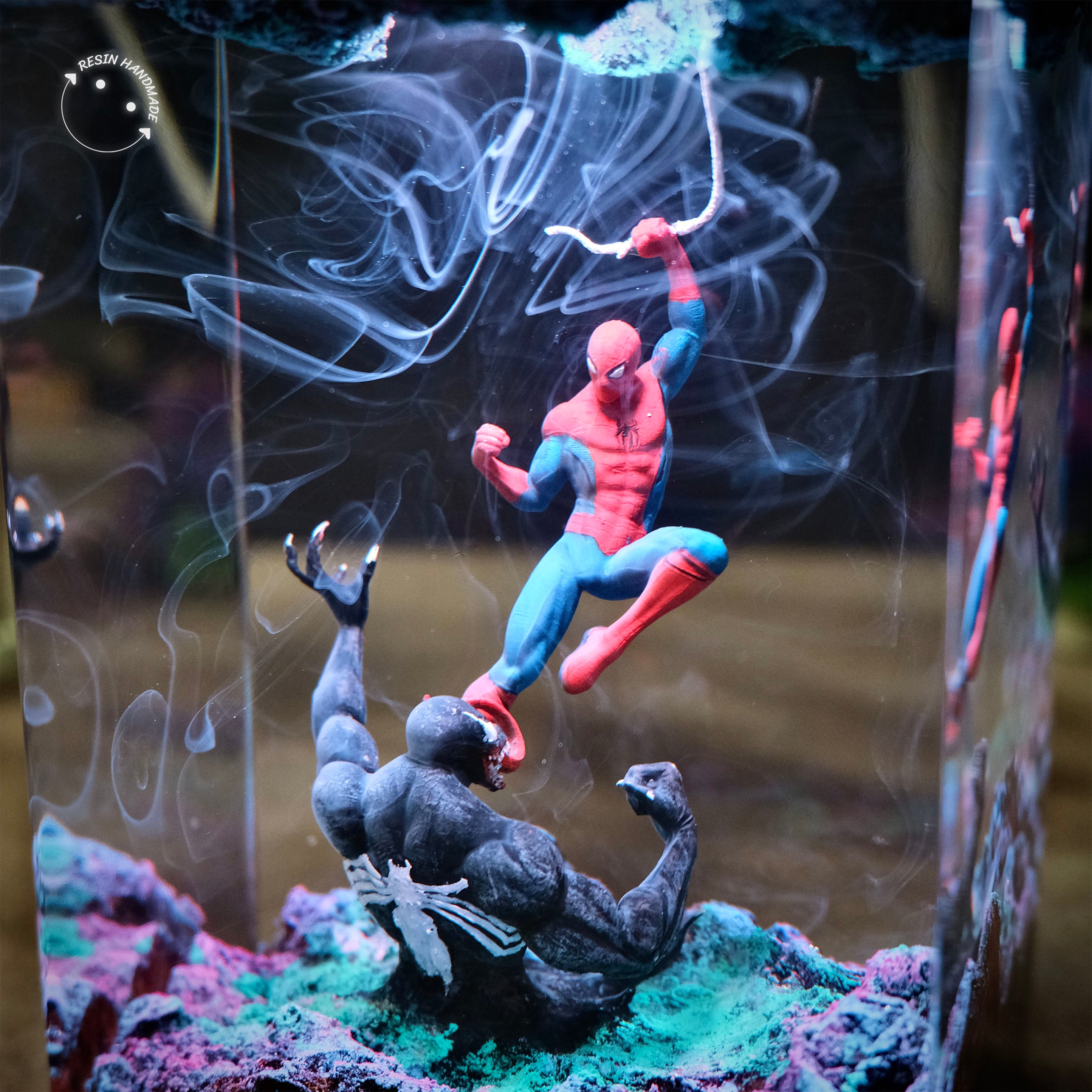 SPIDER-MAN Resin Handmade Lamp