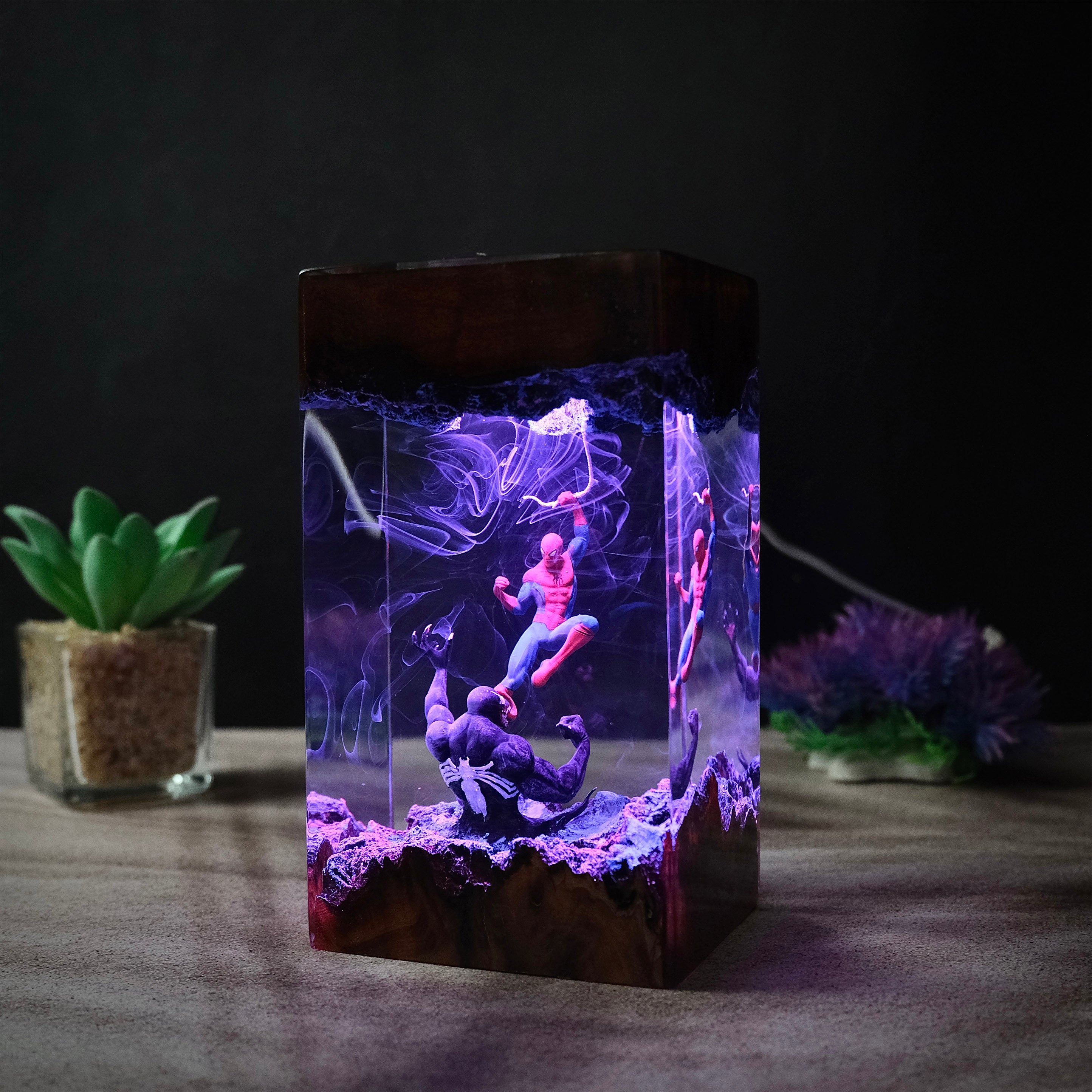 SPIDER-MAN Resin Handmade Lamp