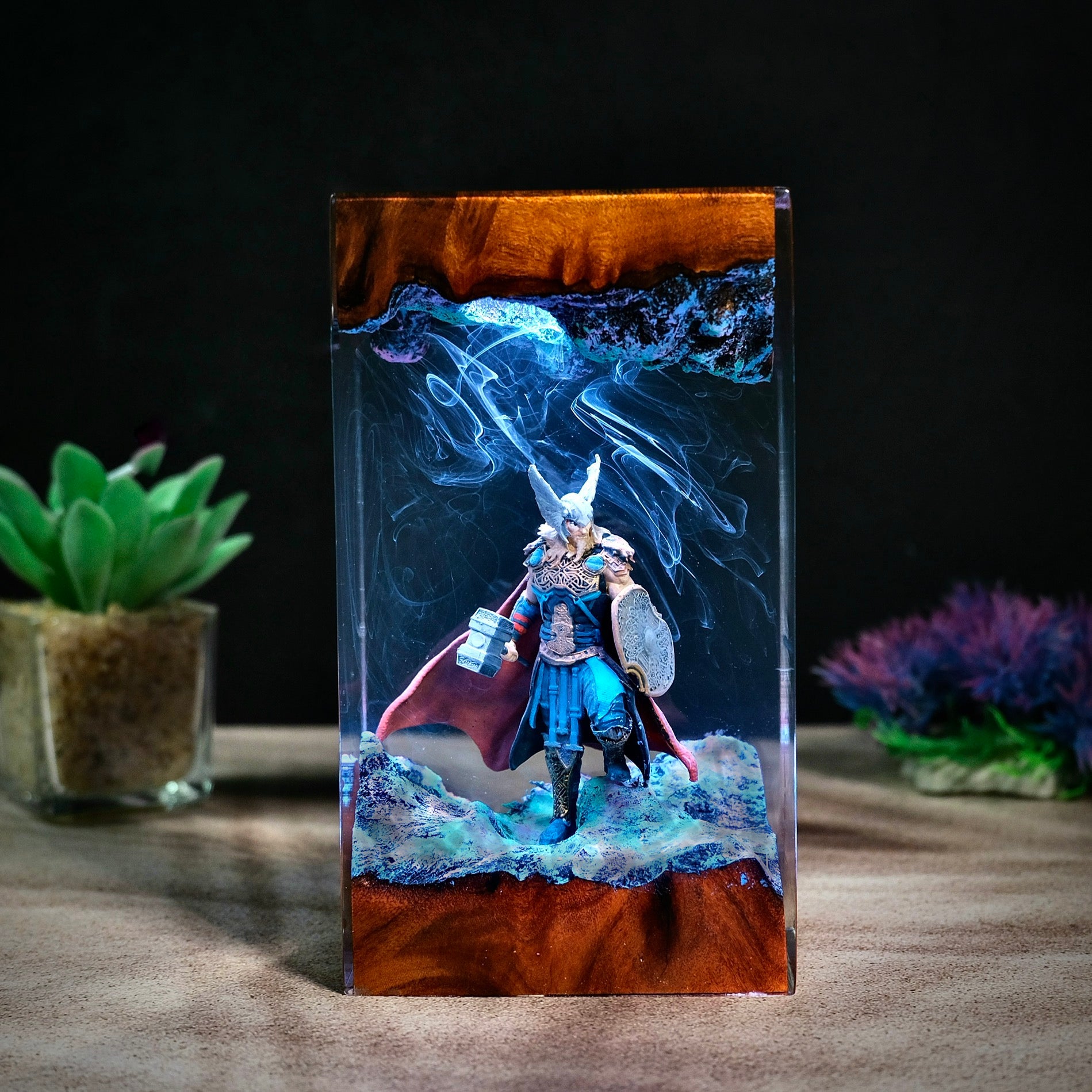 THOR Resin Handmade Lamp