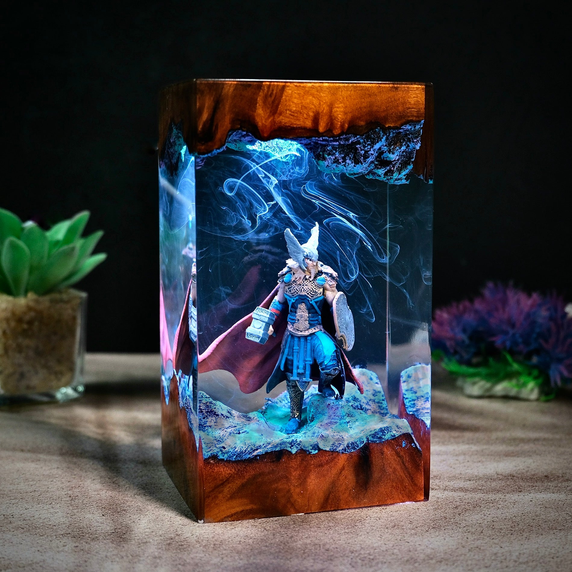 THOR Resin Handmade Lamp