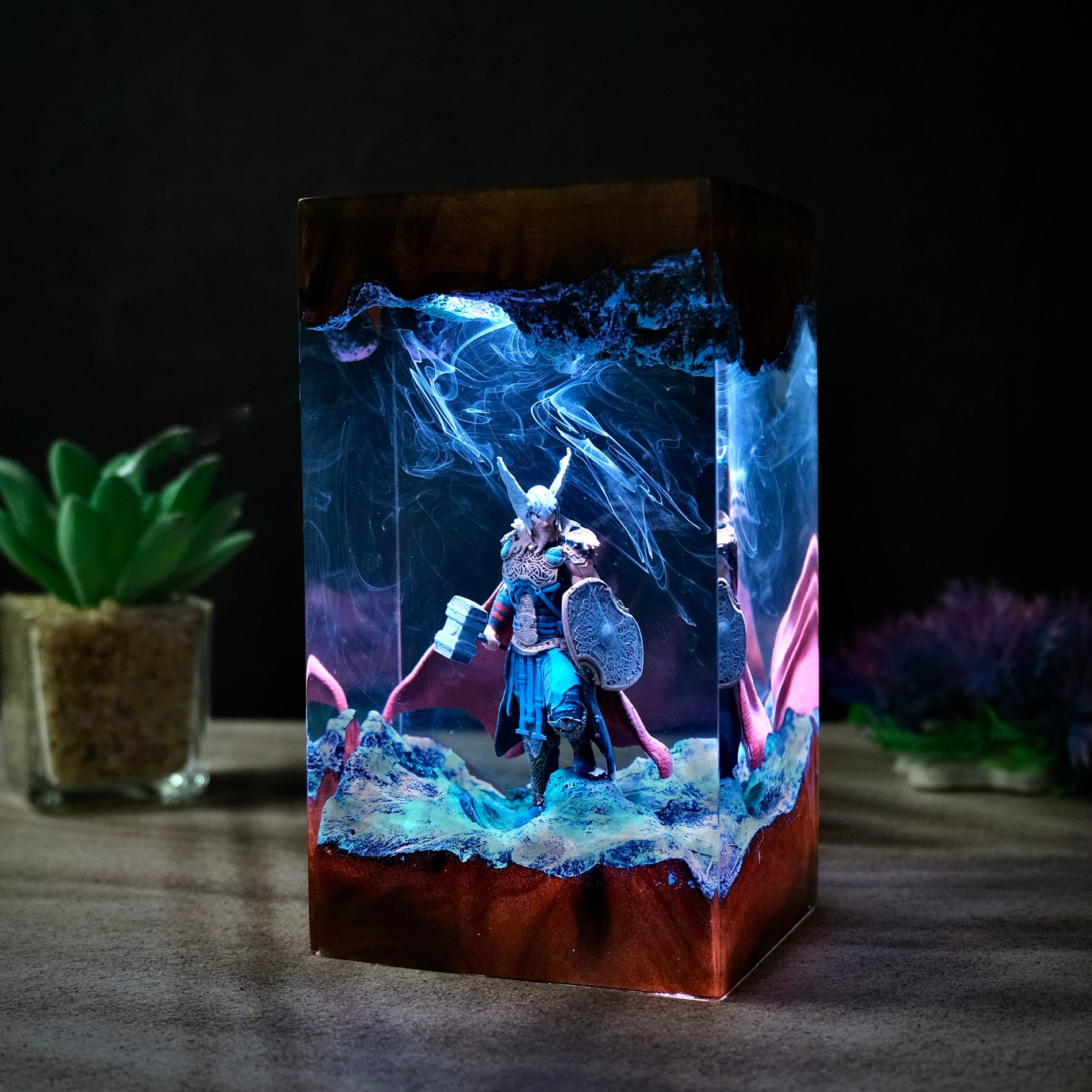 THOR Resin Handmade Lamp