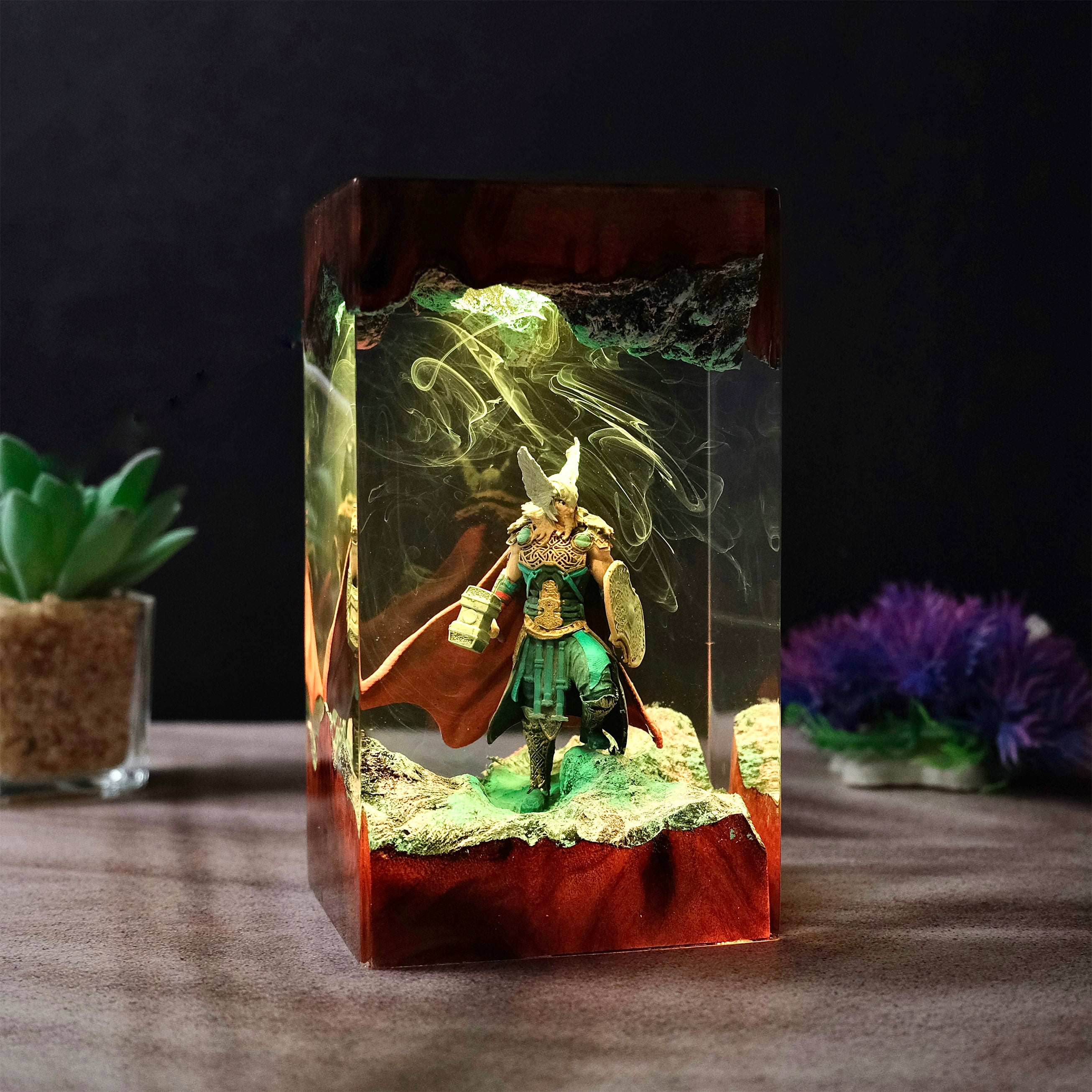 THOR Resin Handmade Lamp