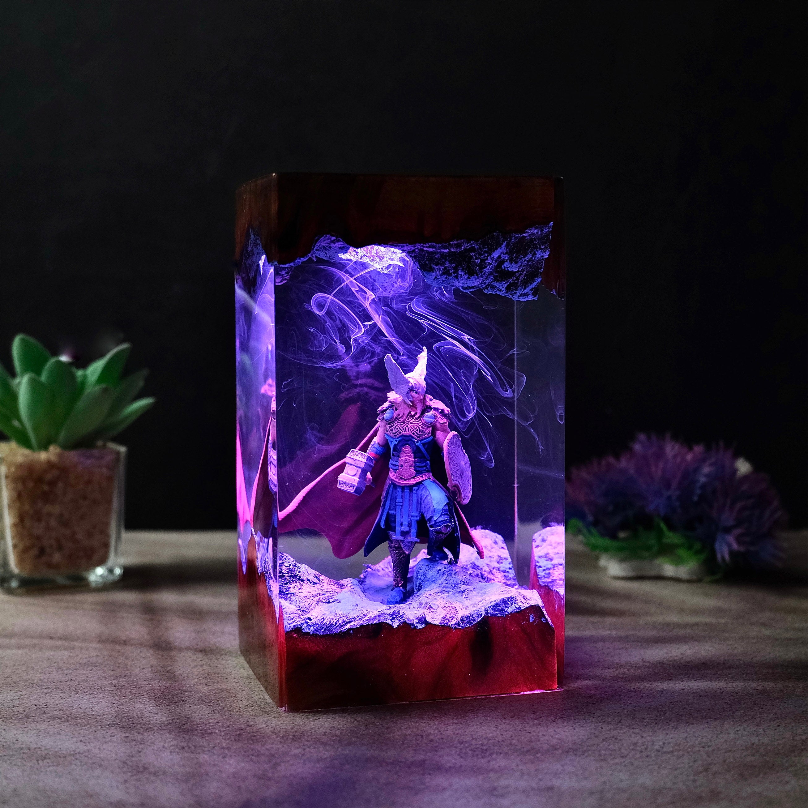 THOR Resin Handmade Lamp