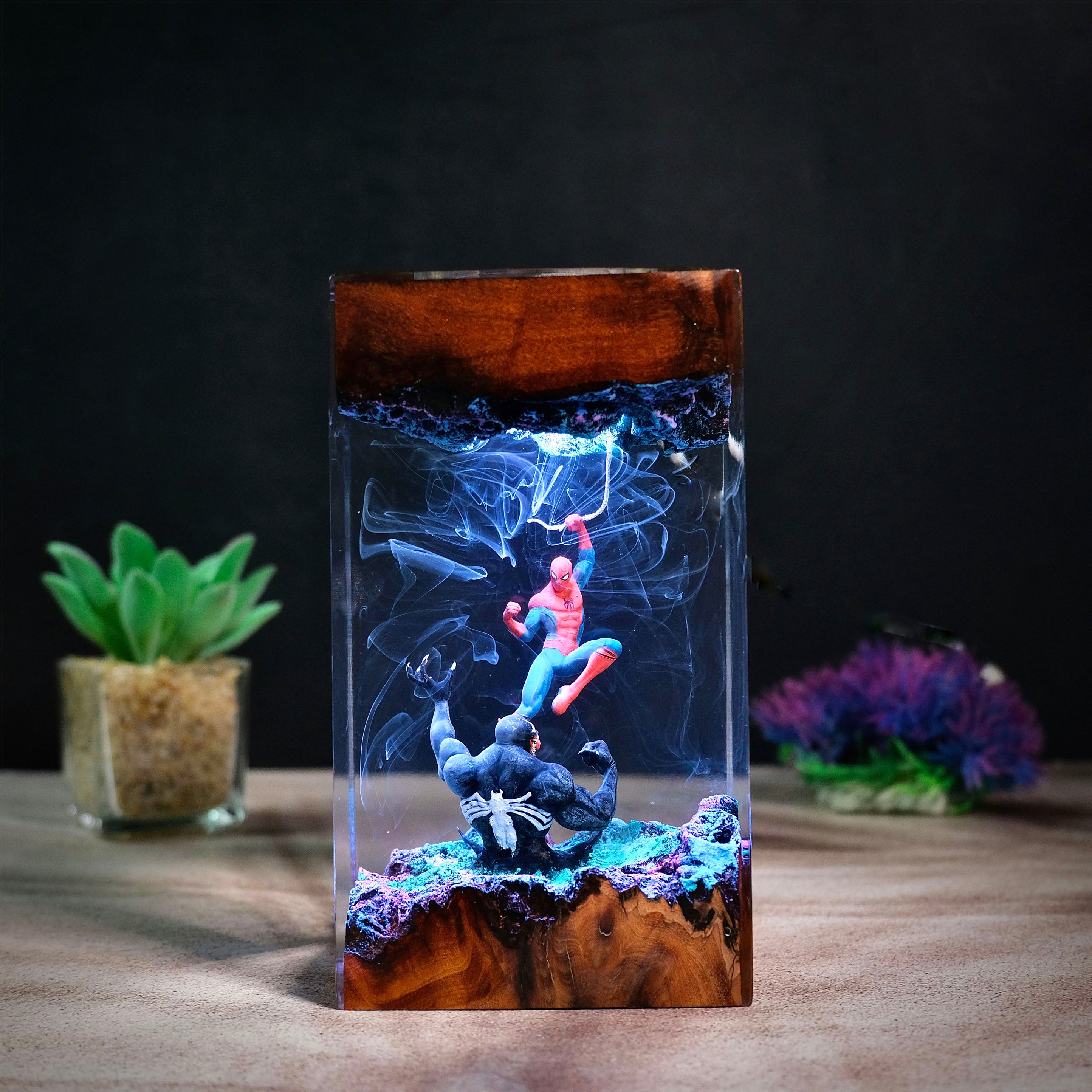 SPIDER-MAN Resin Handmade Lamp