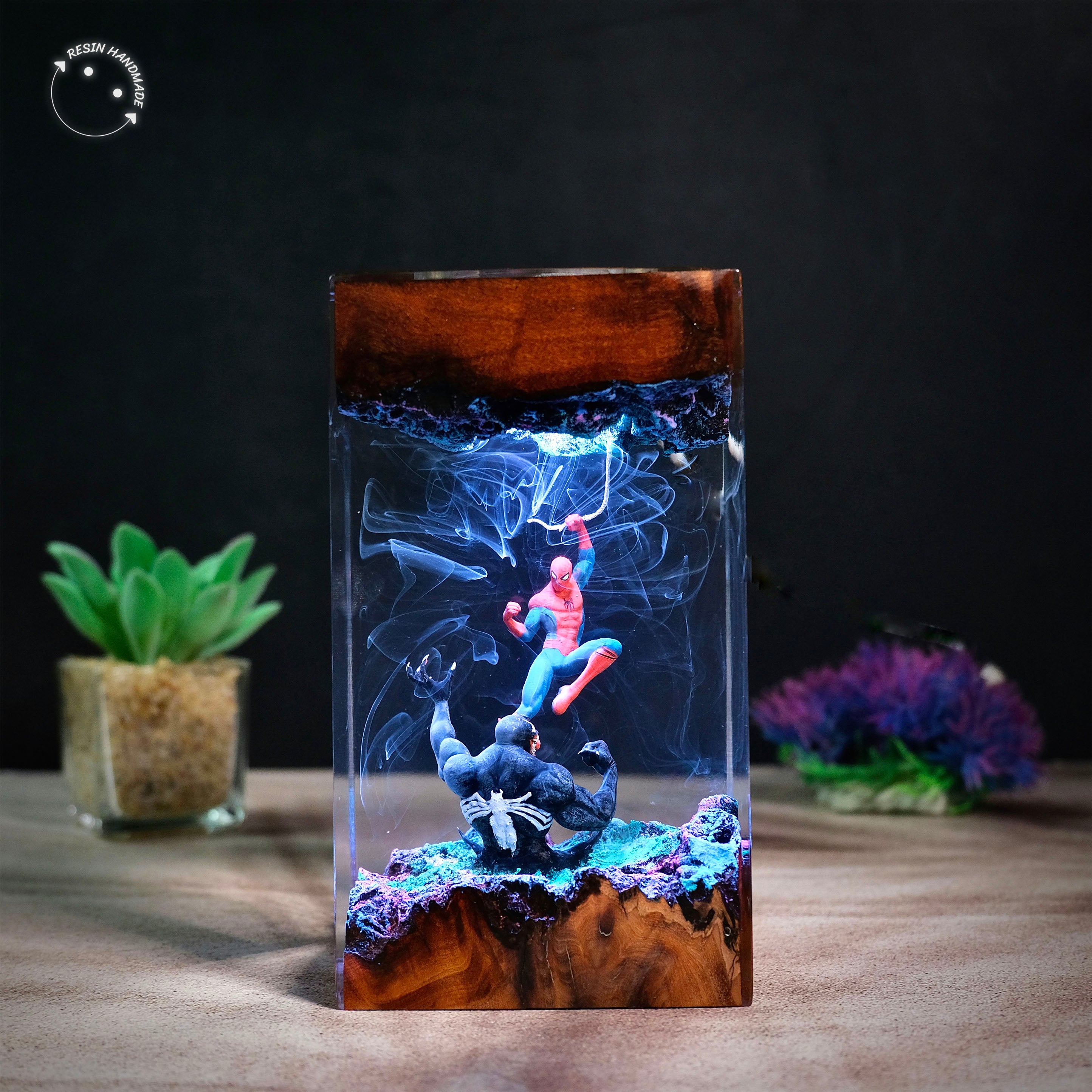 SPIDER-MAN Resin Handmade Lamp