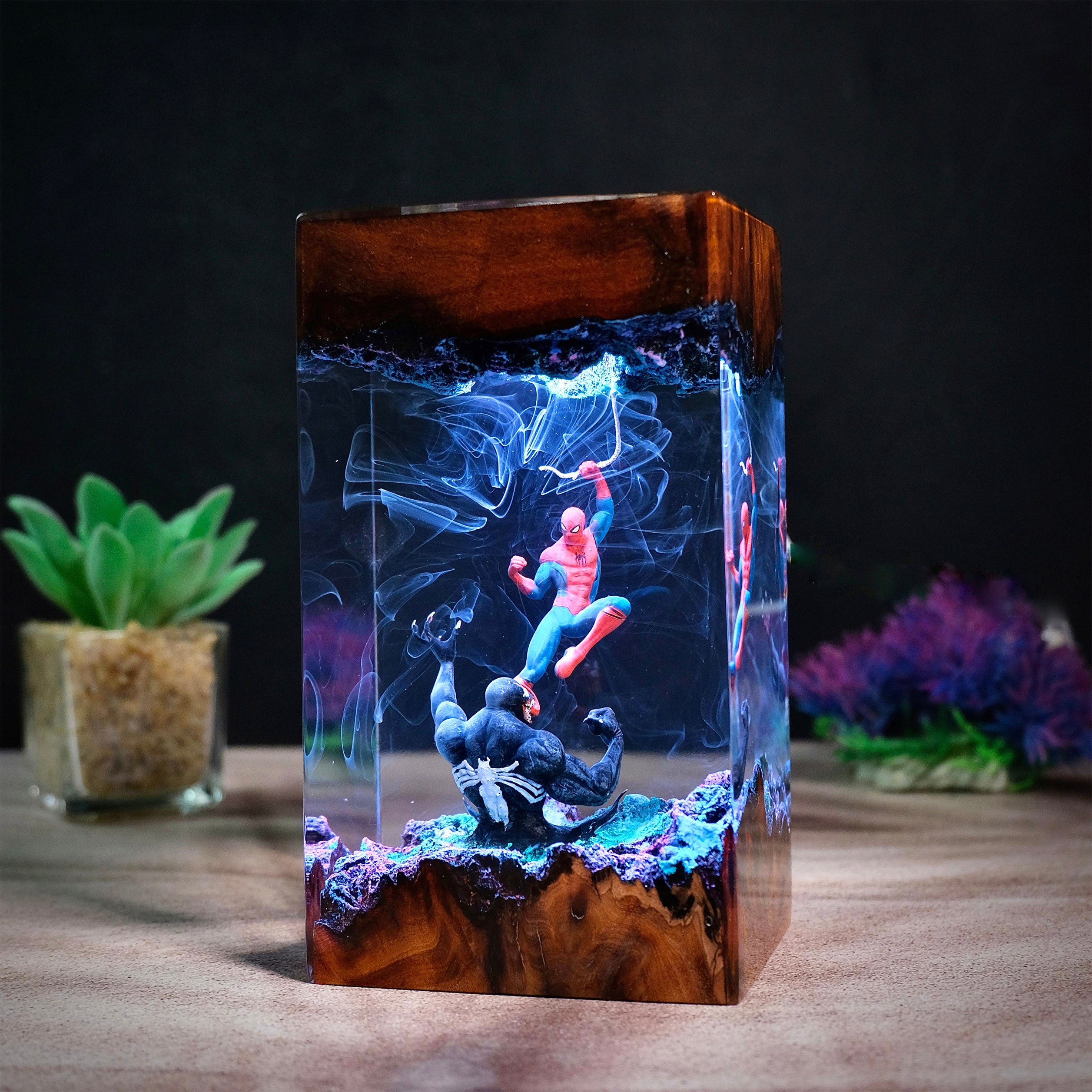 SPIDER-MAN Resin Handmade Lamp