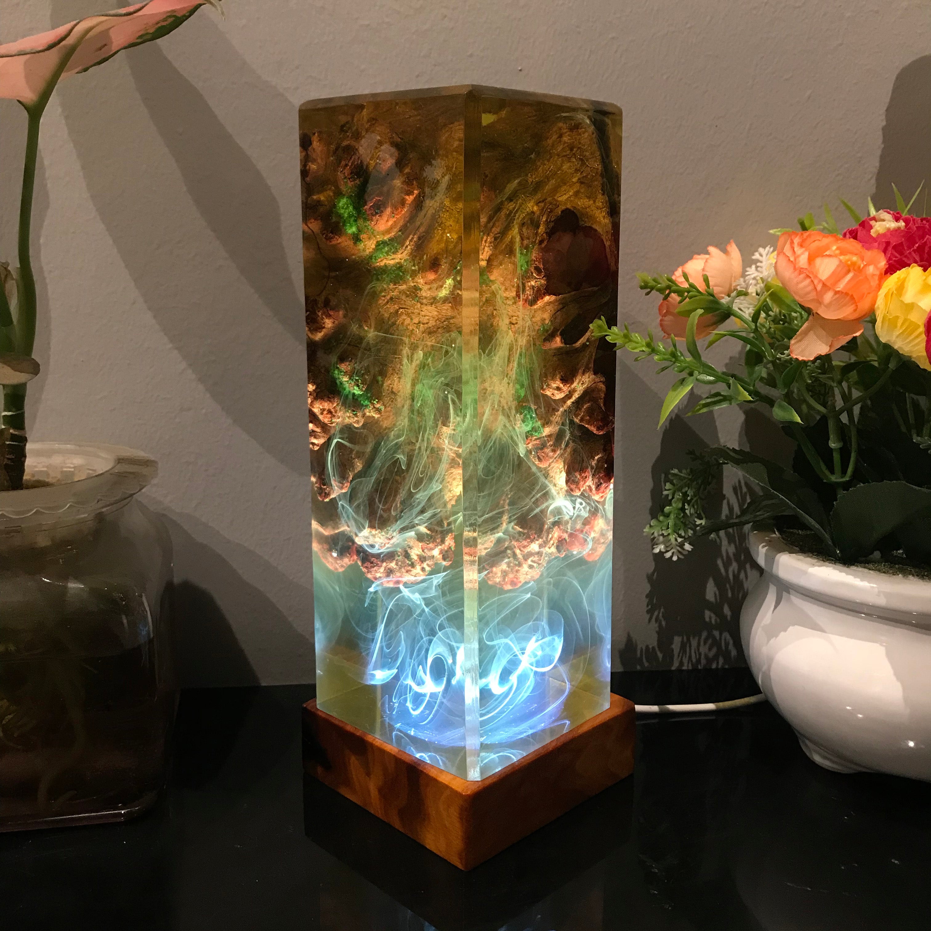 illusion Smoke Resin Handmade Lamp