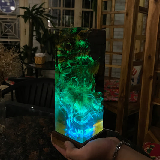 illusion Smoke Resin Handmade Lamp