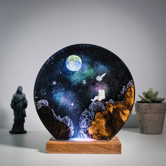 Universe V4 Resin Handmade Lamp