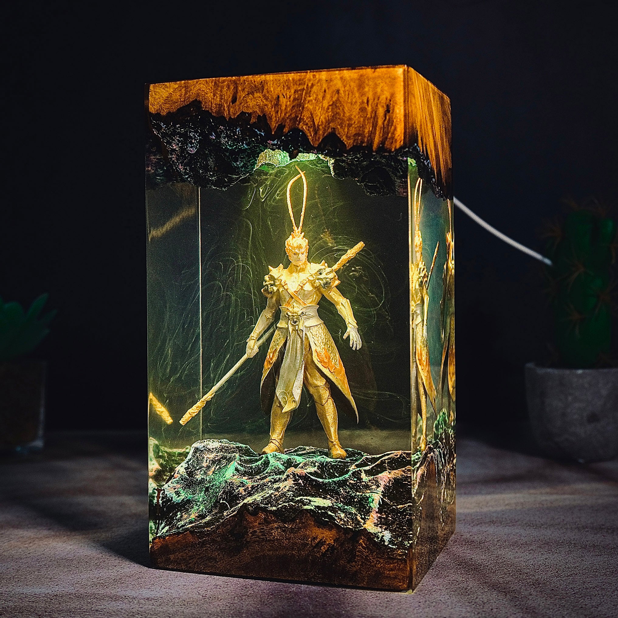 Black Myth Wukong V4 Resin Handmade Lamp