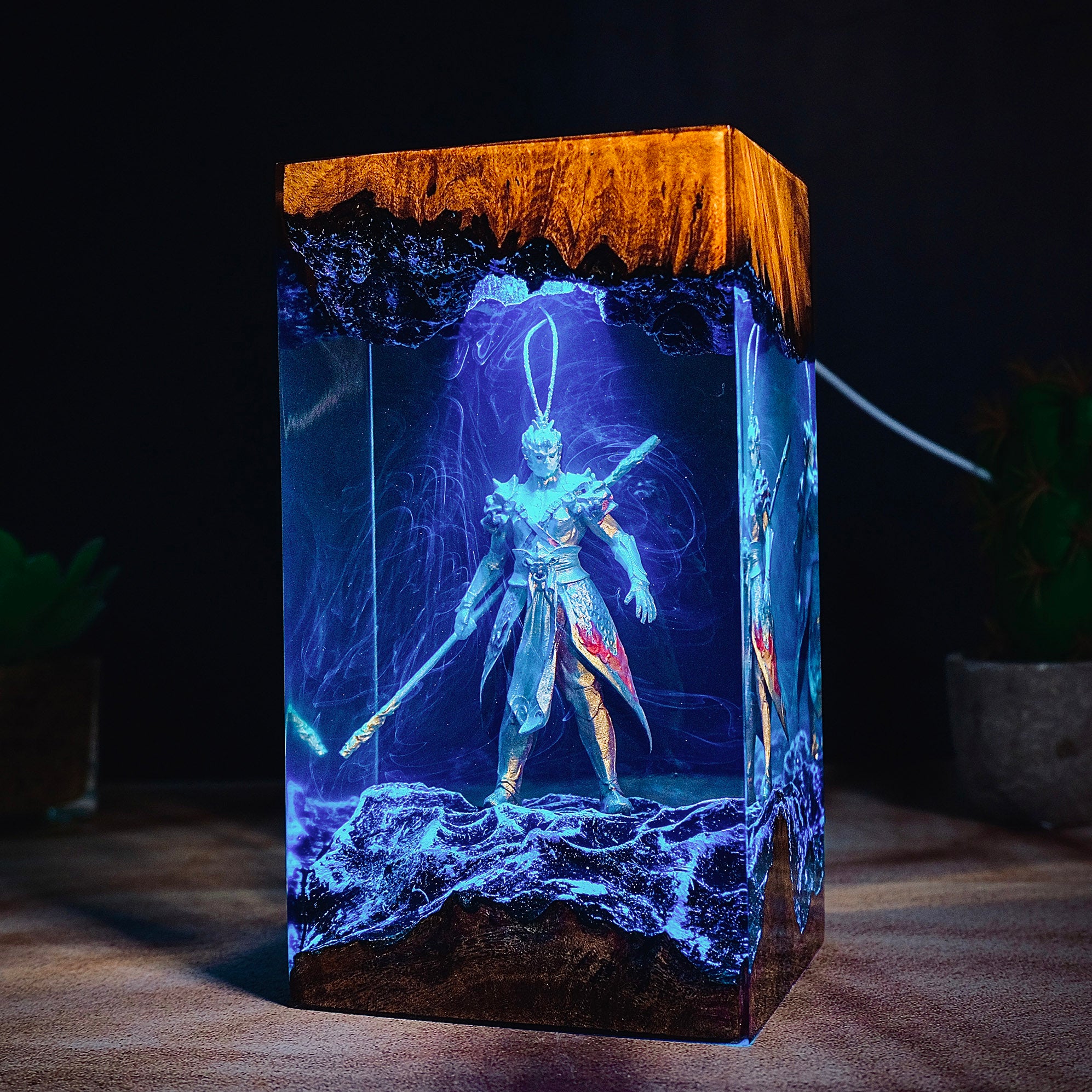 Black Myth Wukong V4 Resin Handmade Lamp