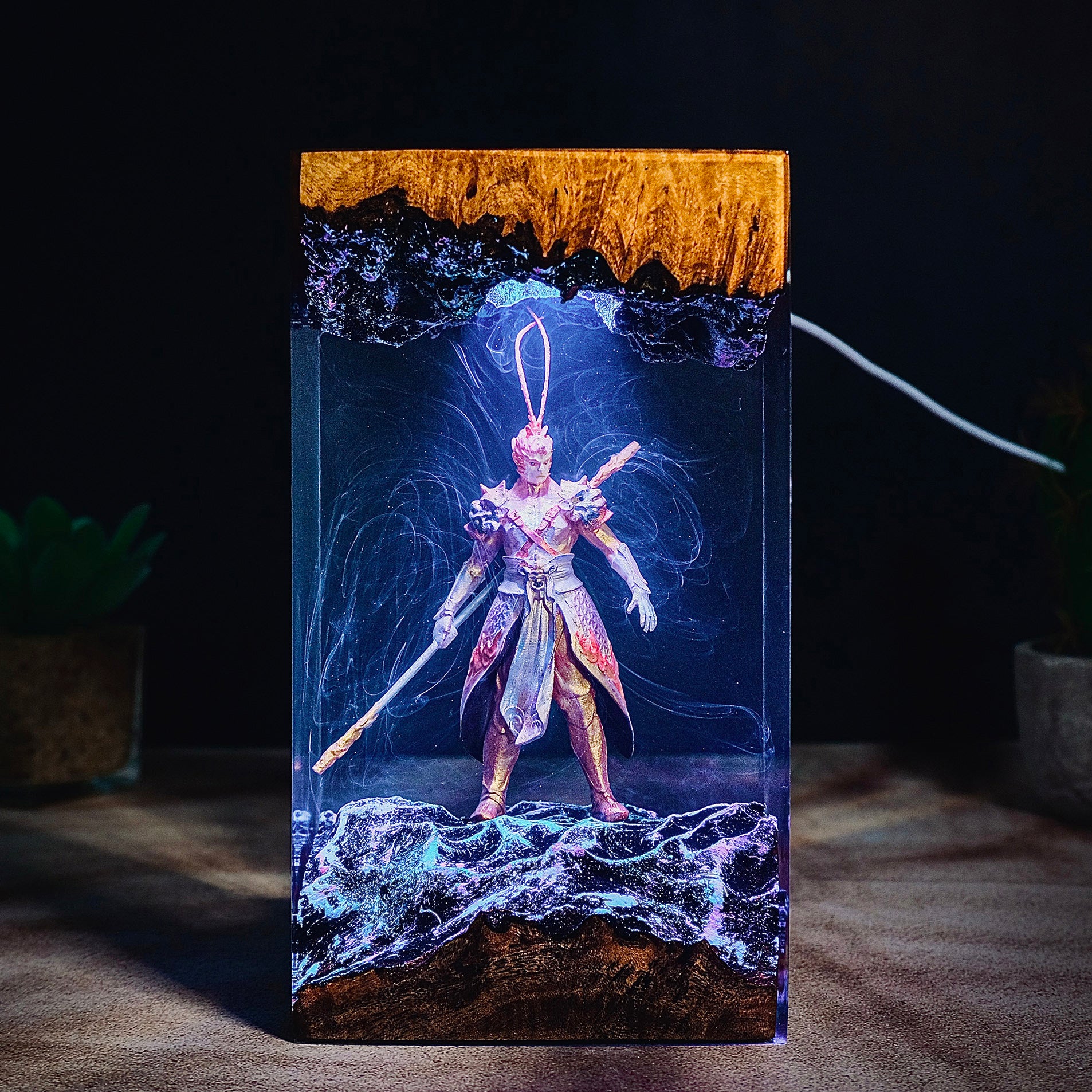 Black Myth Wukong V4 Resin Handmade Lamp