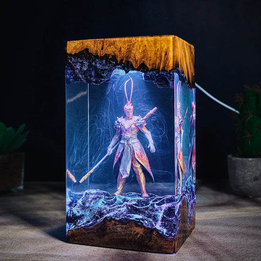 Black Myth Wukong V4 Resin Handmade Lamp