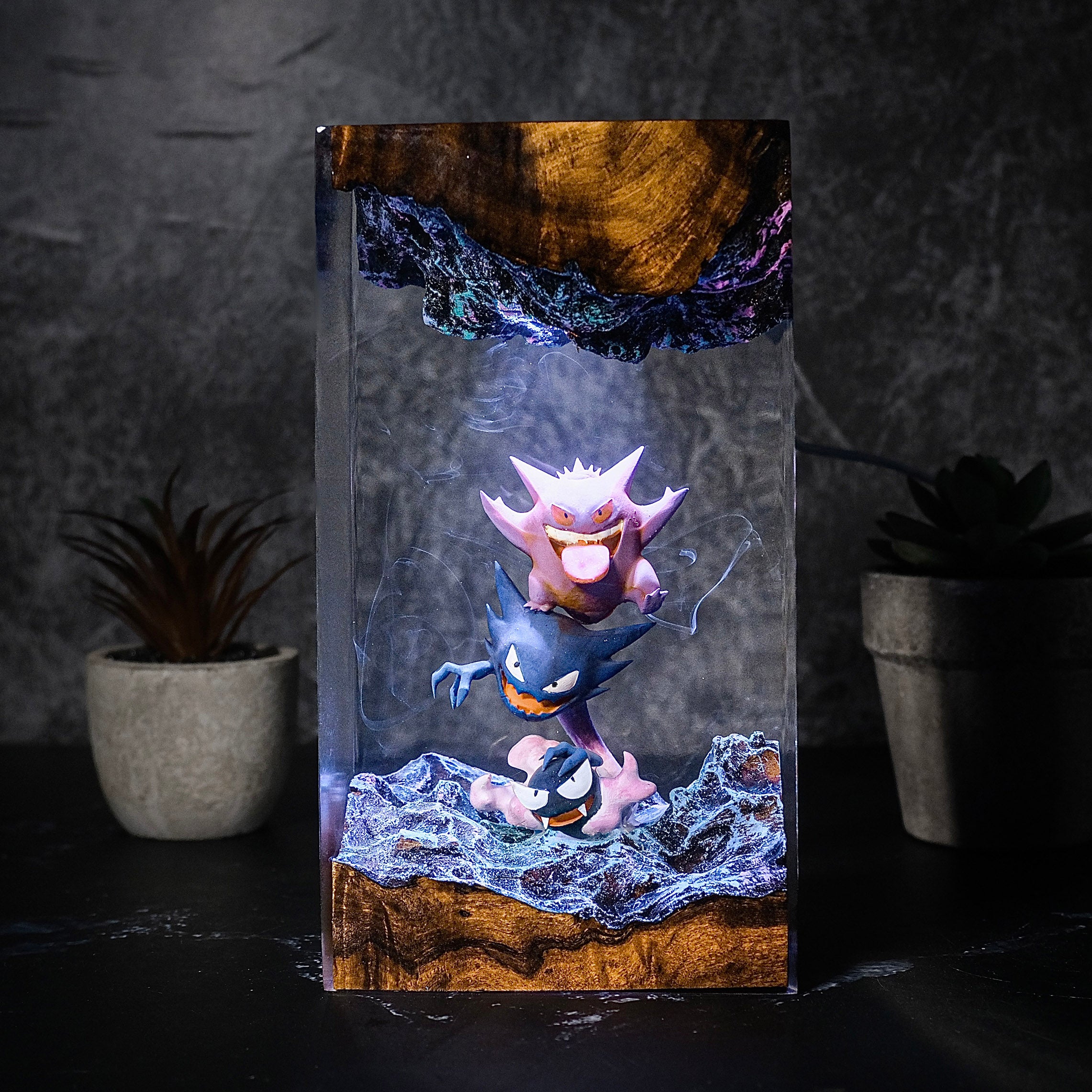 GENGAR Pokemon Resin Handmade Lamp