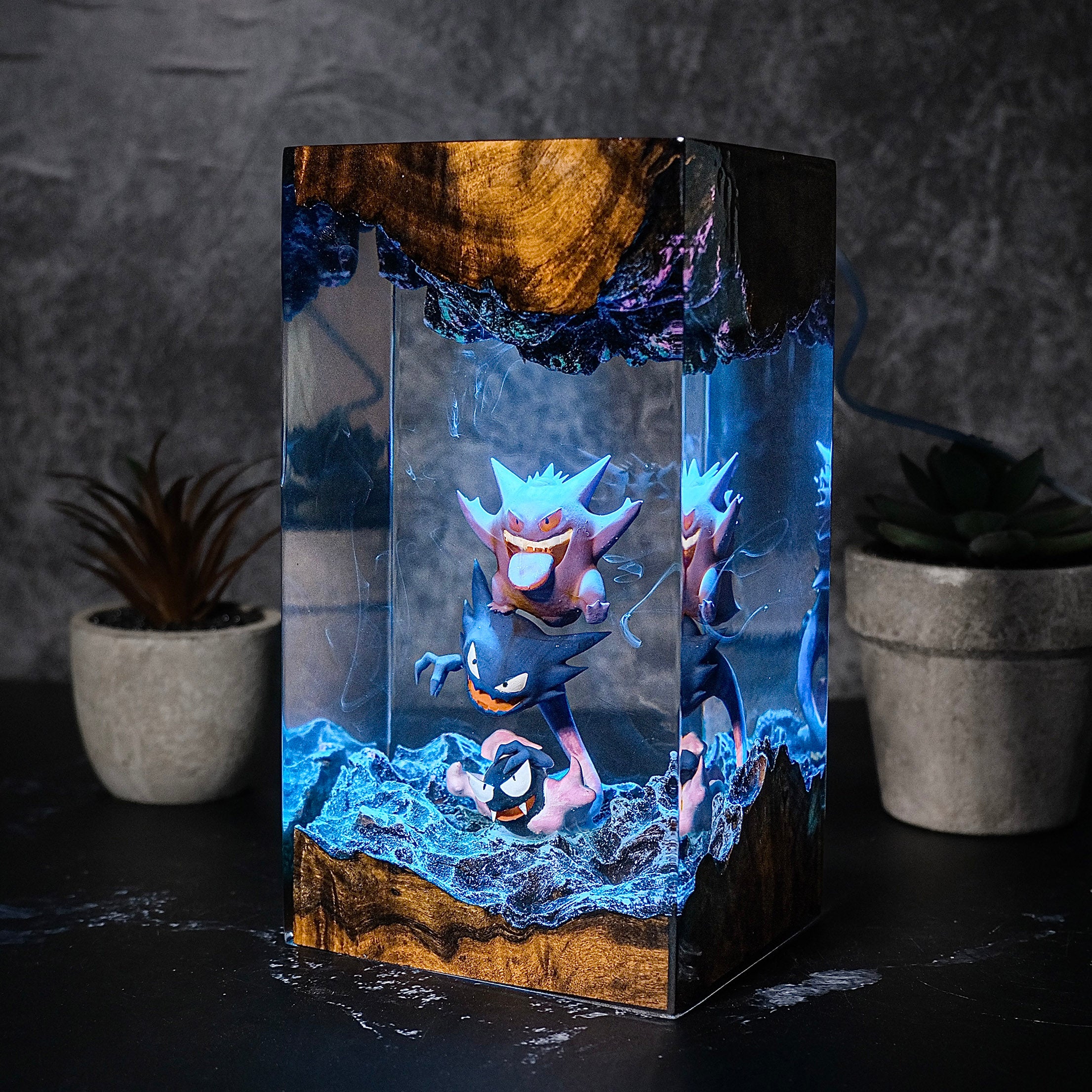 GENGAR Pokemon Resin Handmade Lamp