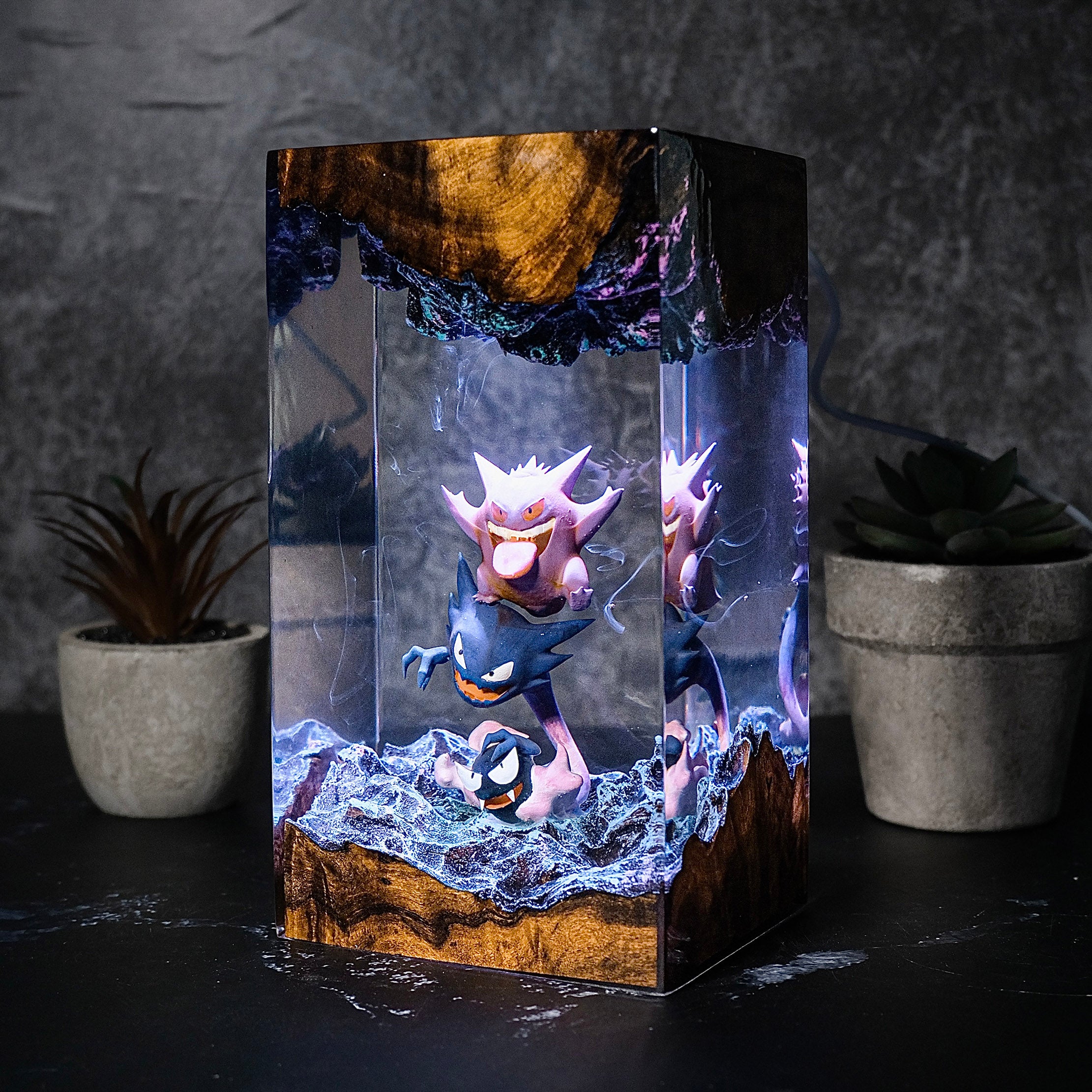 GENGAR Pokemon Resin Handmade Lamp