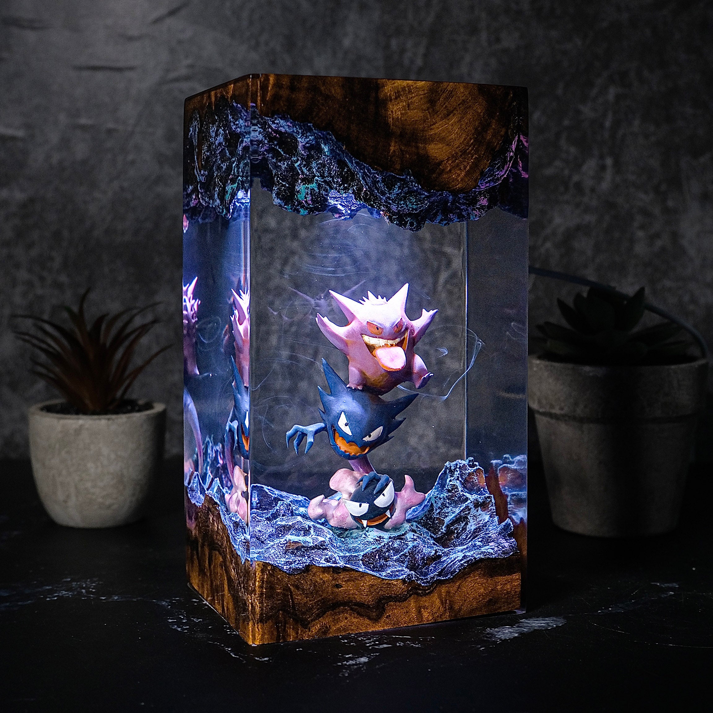 GENGAR Pokemon Resin Handmade Lamp