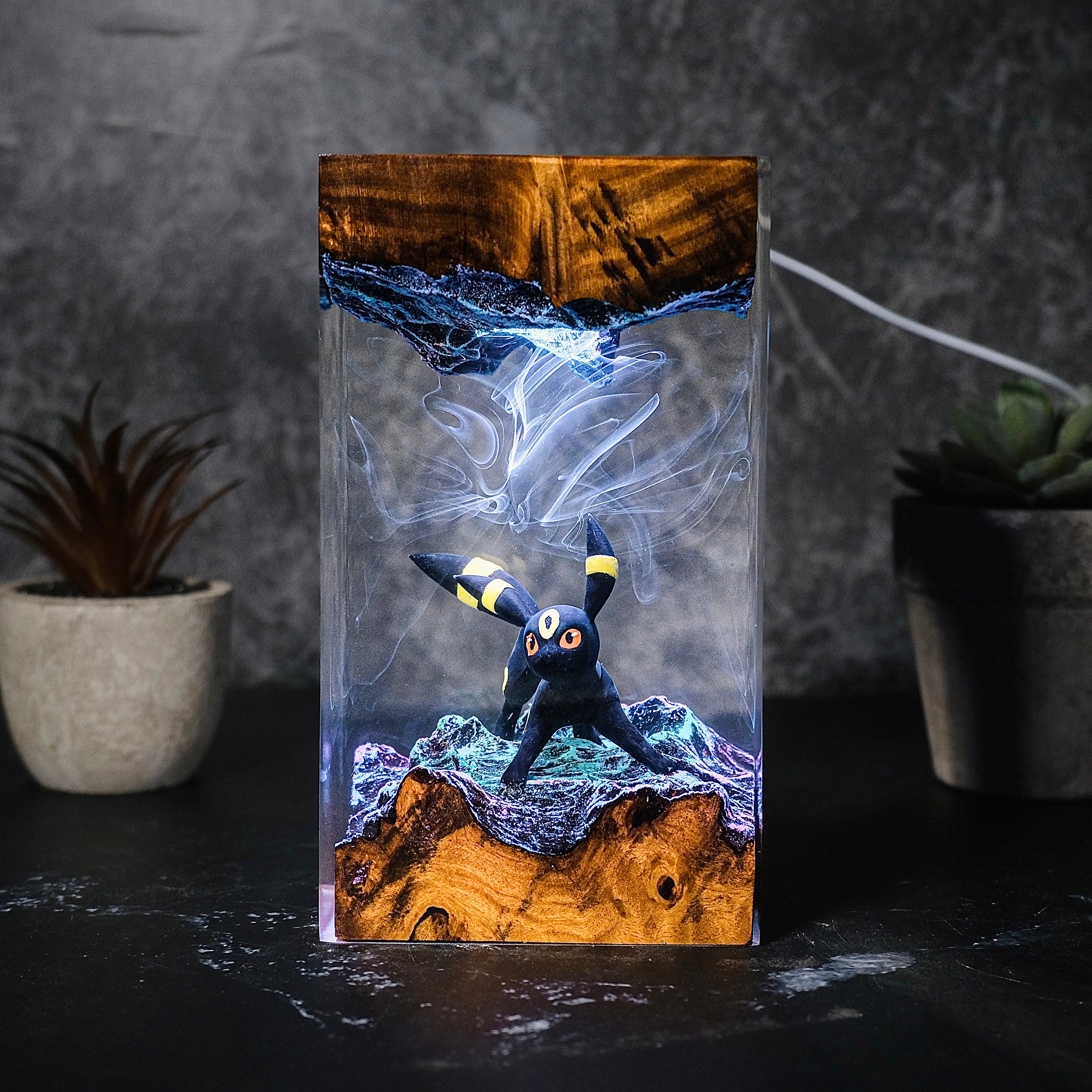 UMBREON Pokemon Resin Handmade Lamp