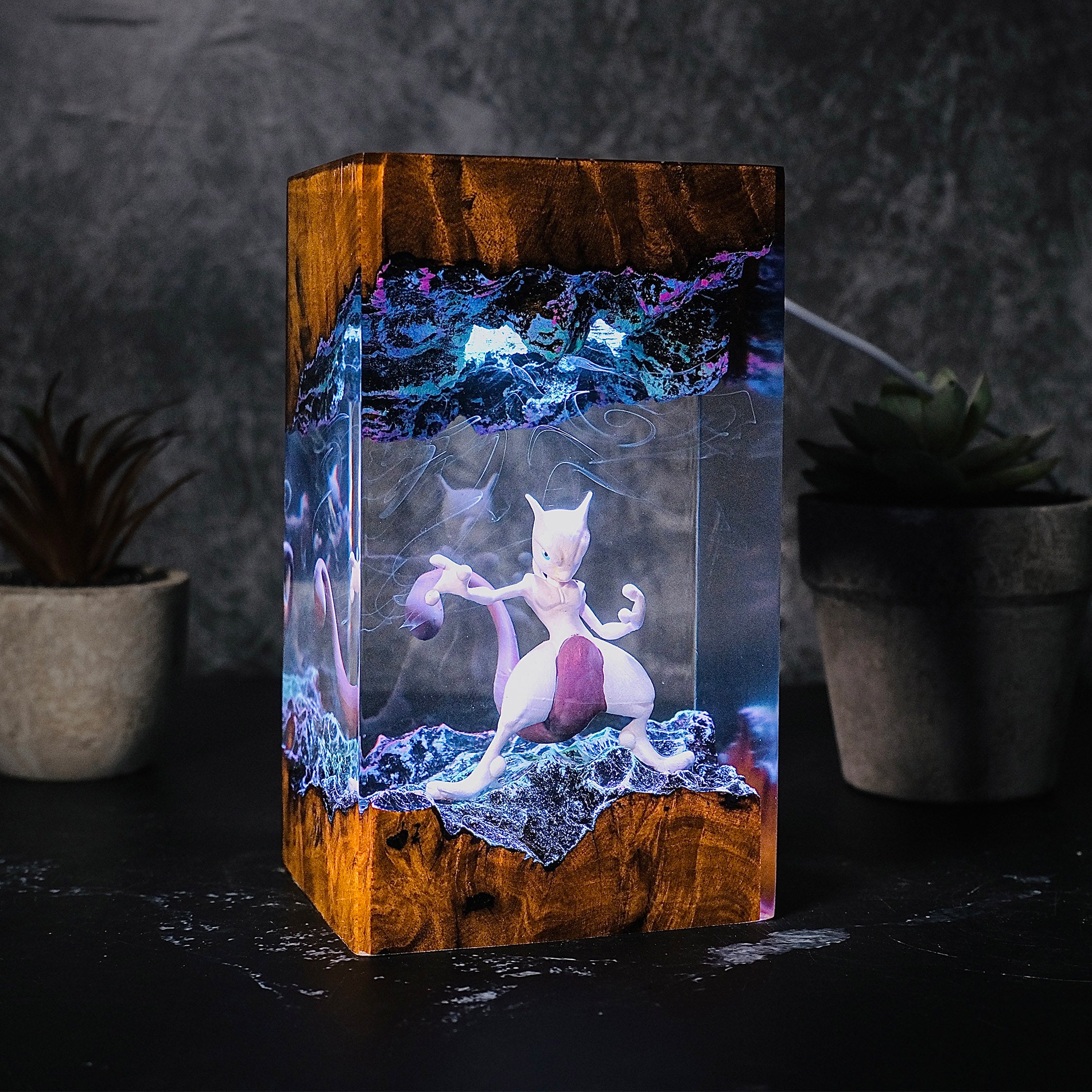 MEWTWO Pokemon Resin Handmade Lamp