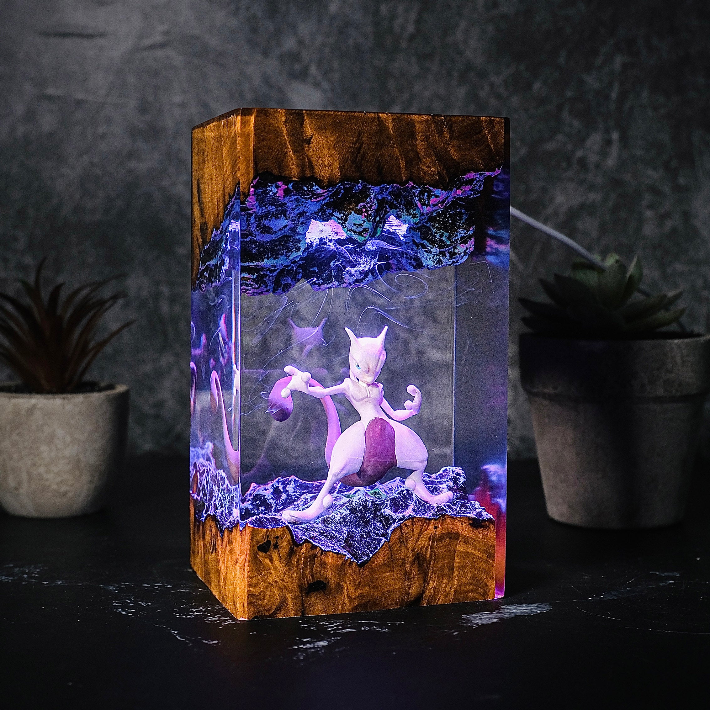 MEWTWO Pokemon Resin Handmade Lamp