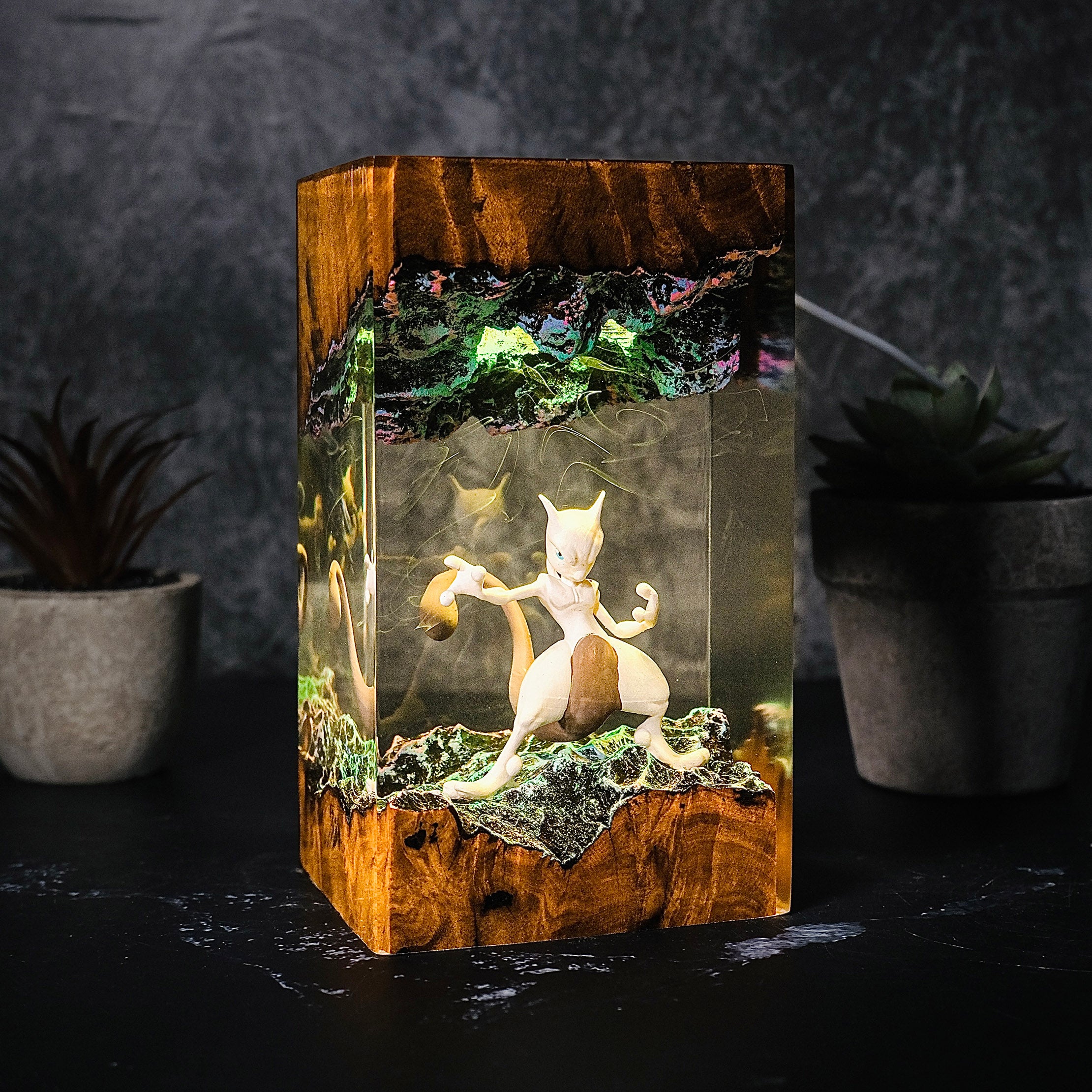 MEWTWO Pokemon Resin Handmade Lamp