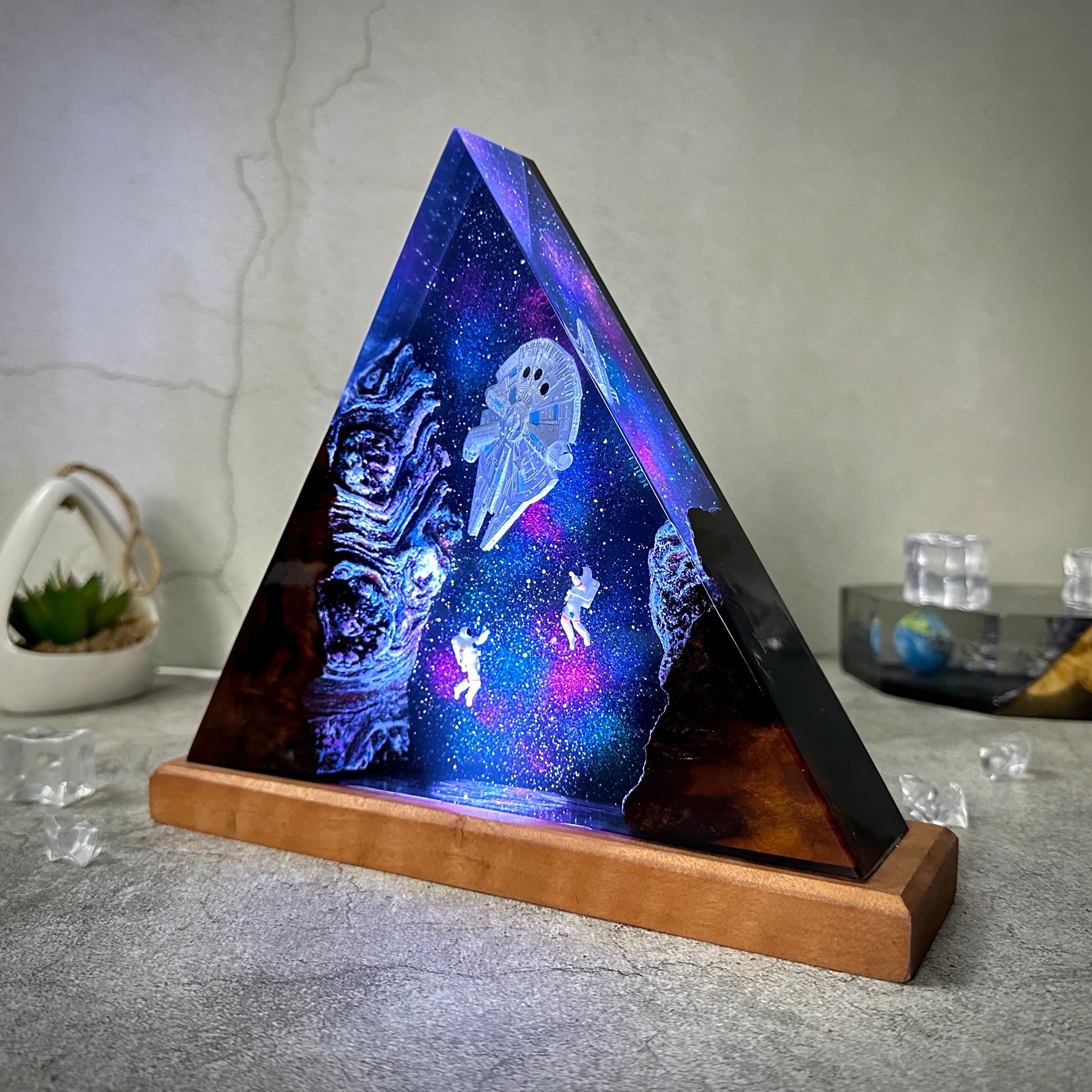 Universe V2 Resin Handmade Lamp