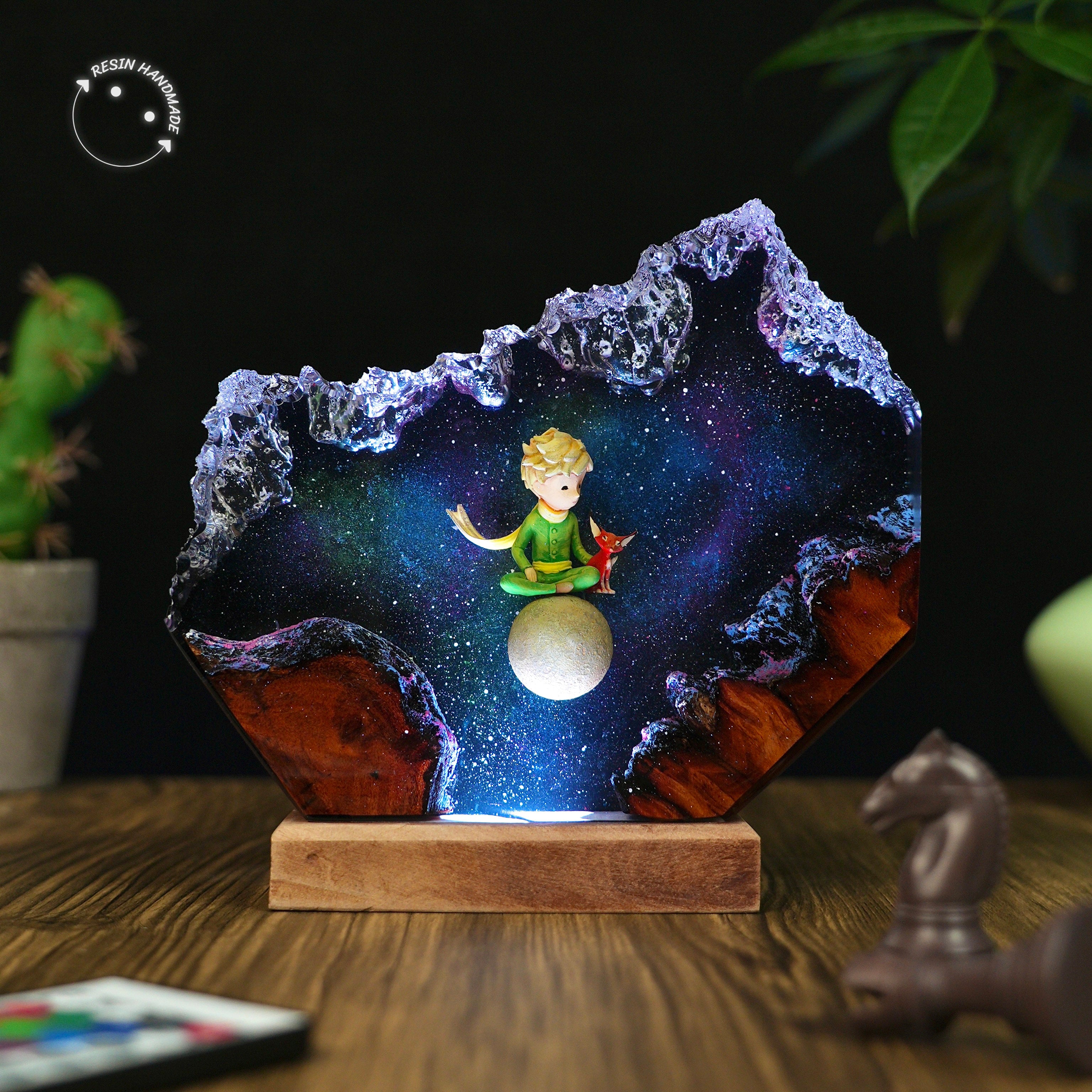 The Little Prince Resin Handmade Lamp