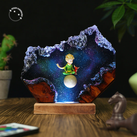 The Little Prince Resin Handmade Lamp