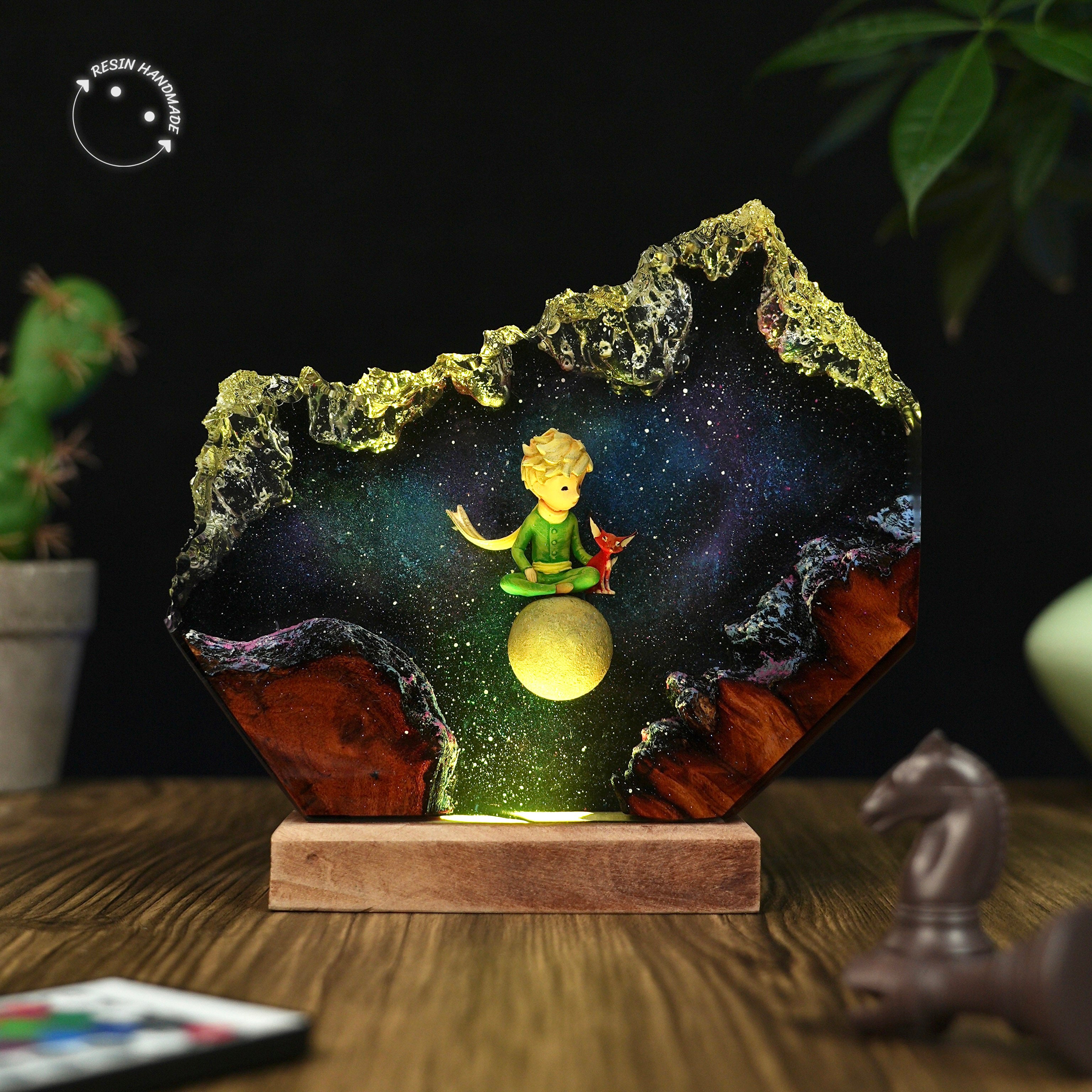 The Little Prince Resin Handmade Lamp