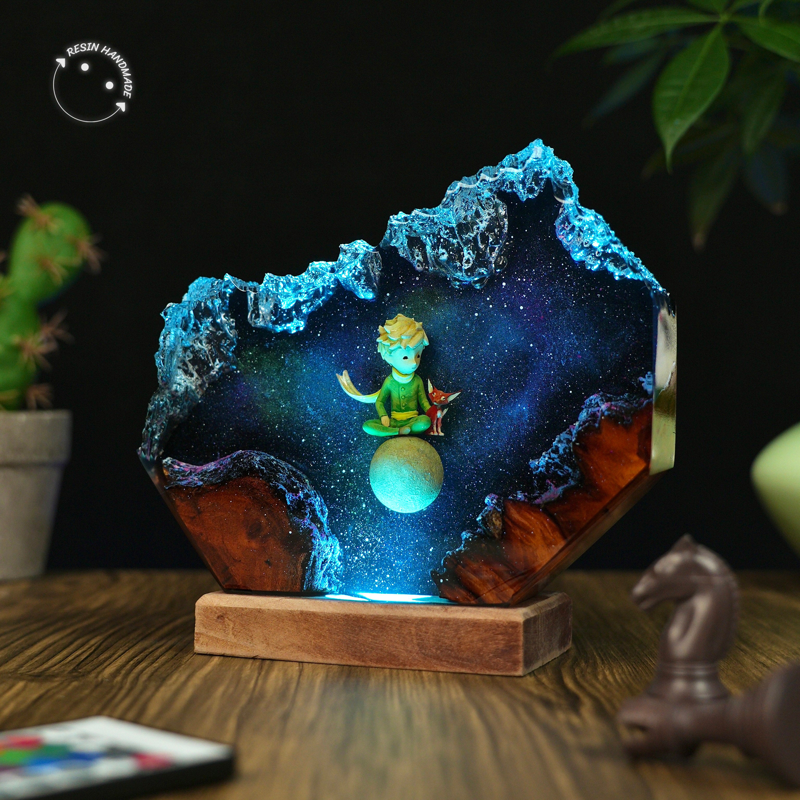 The Little Prince Resin Handmade Lamp