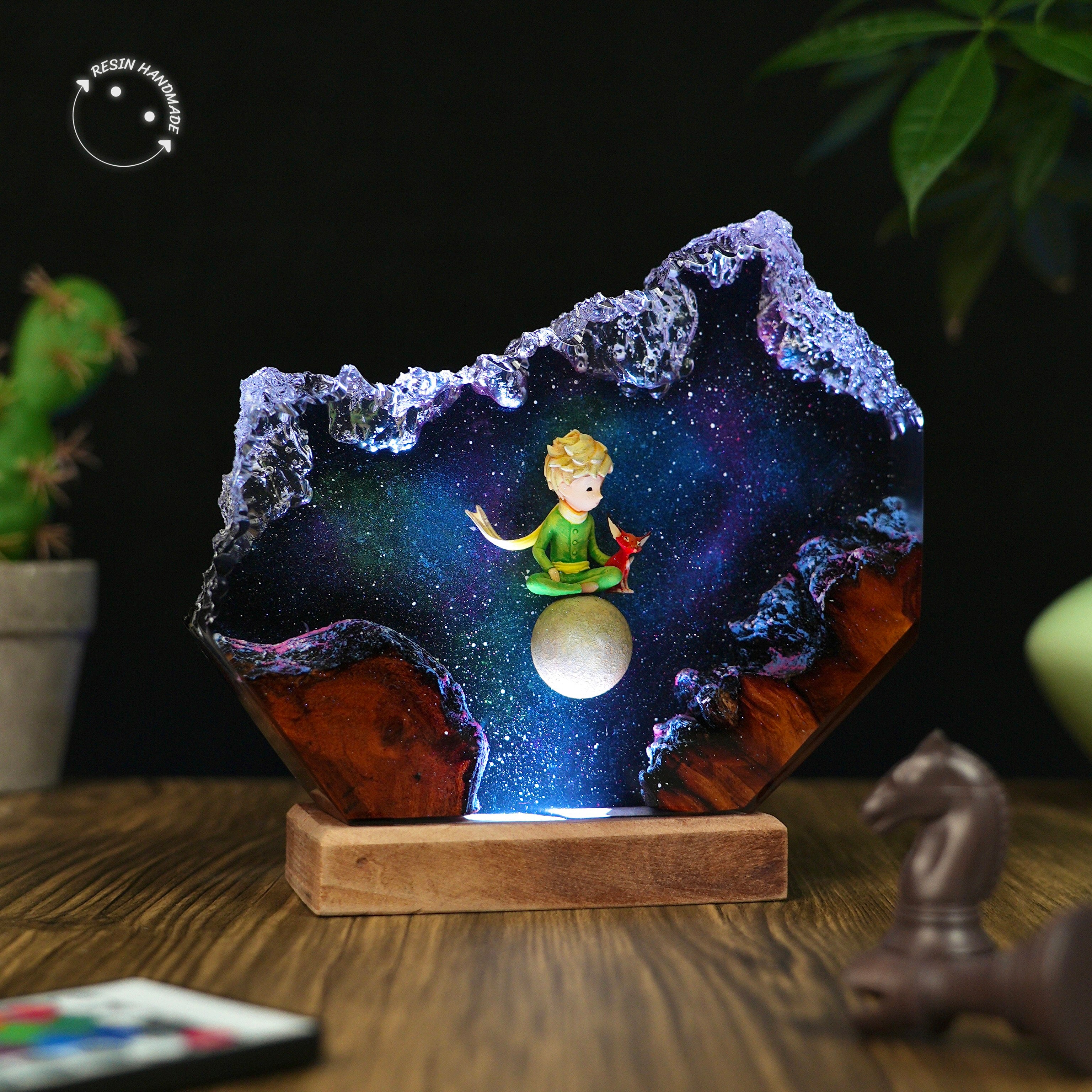 The Little Prince Resin Handmade Lamp