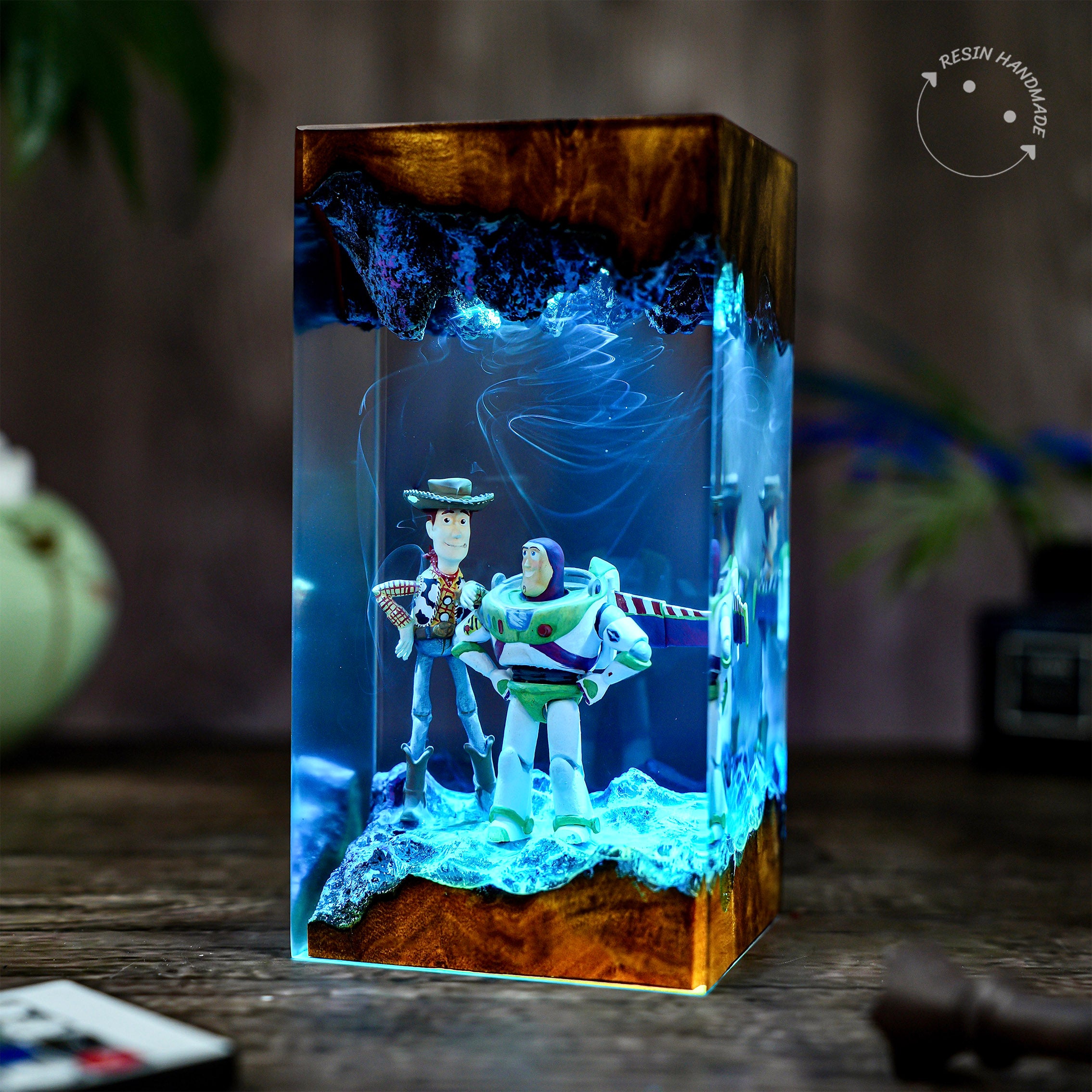 Woody & Buzz Toy Story Resin Handmade Lamp