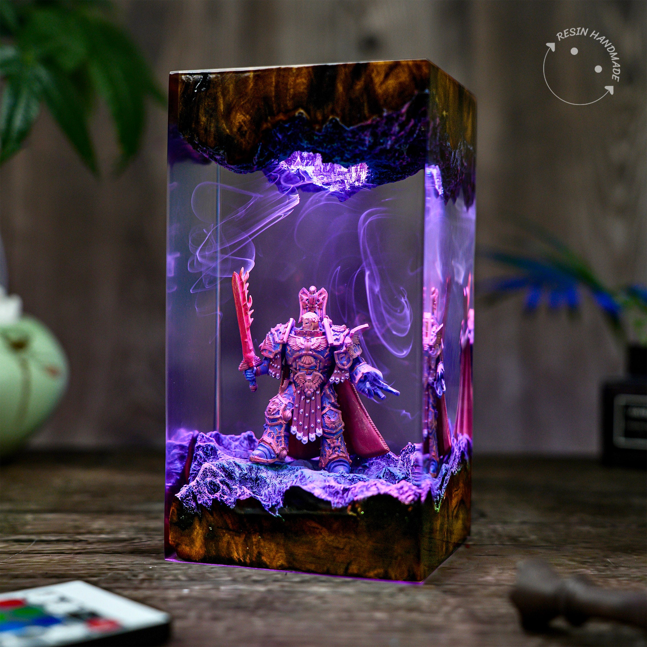 Guilliman Primarch - Warhammer Resin Handmade Lamp
