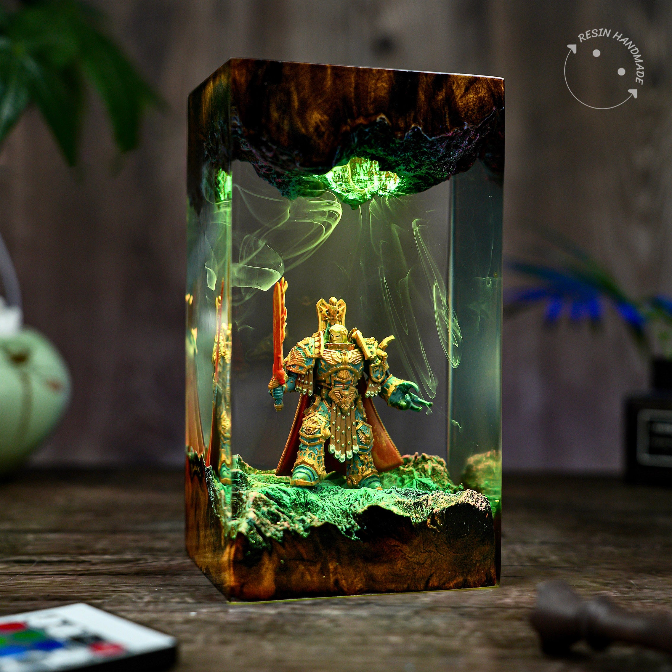 Guilliman Primarch - Warhammer Resin Handmade Lamp