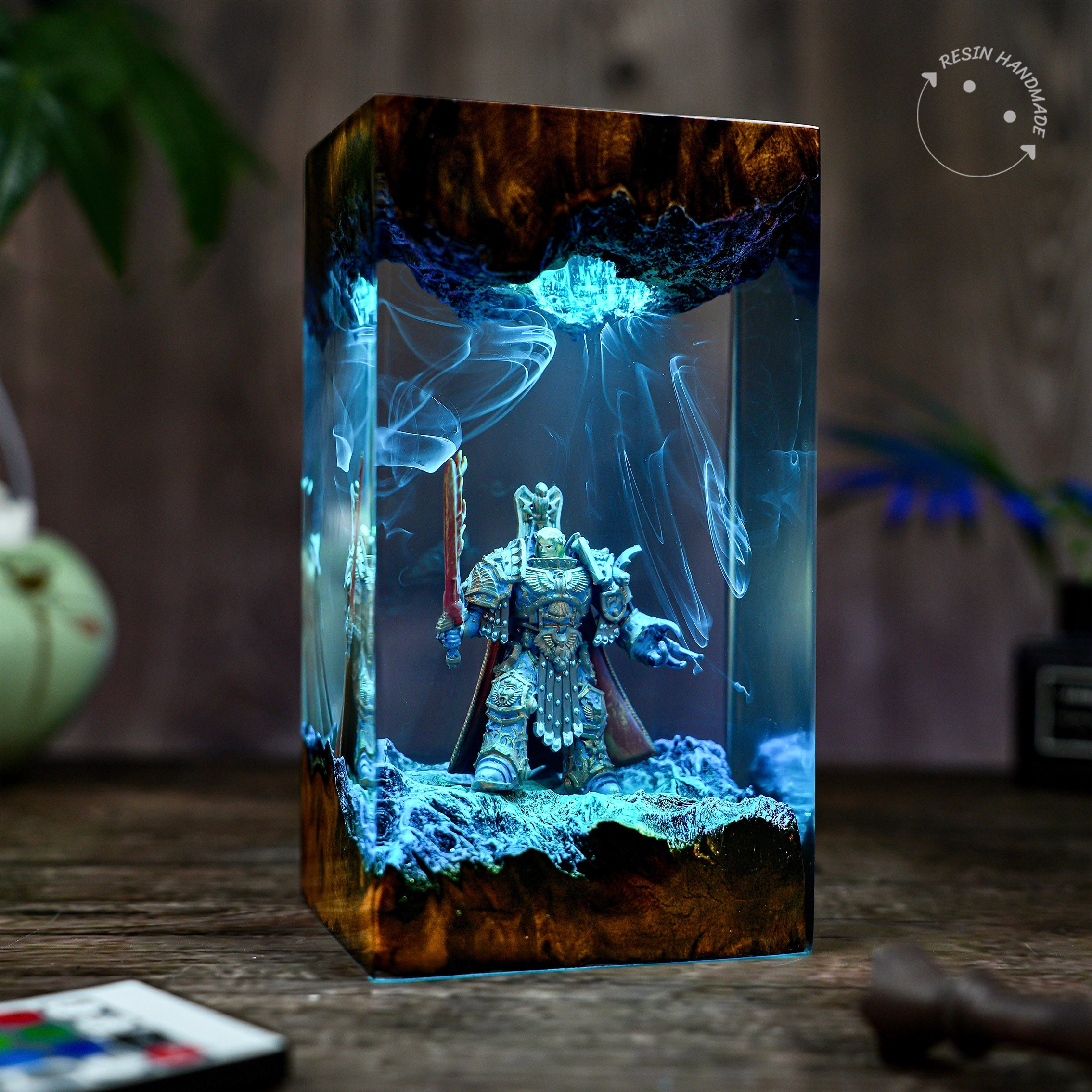 Guilliman Primarch - Warhammer Resin Handmade Lamp