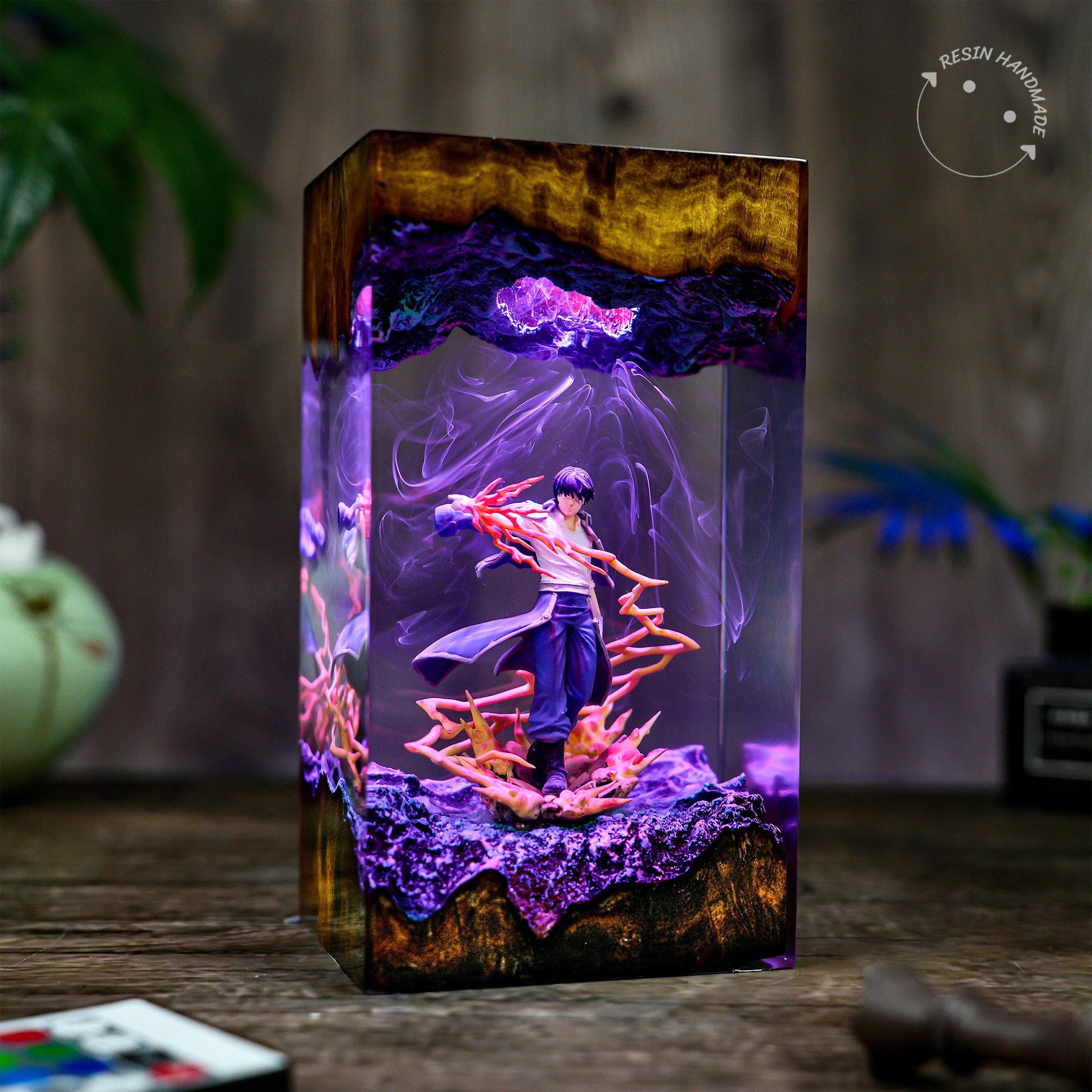 Roy Mustang Fullmetal Alchemist Resin Handmade Lamp