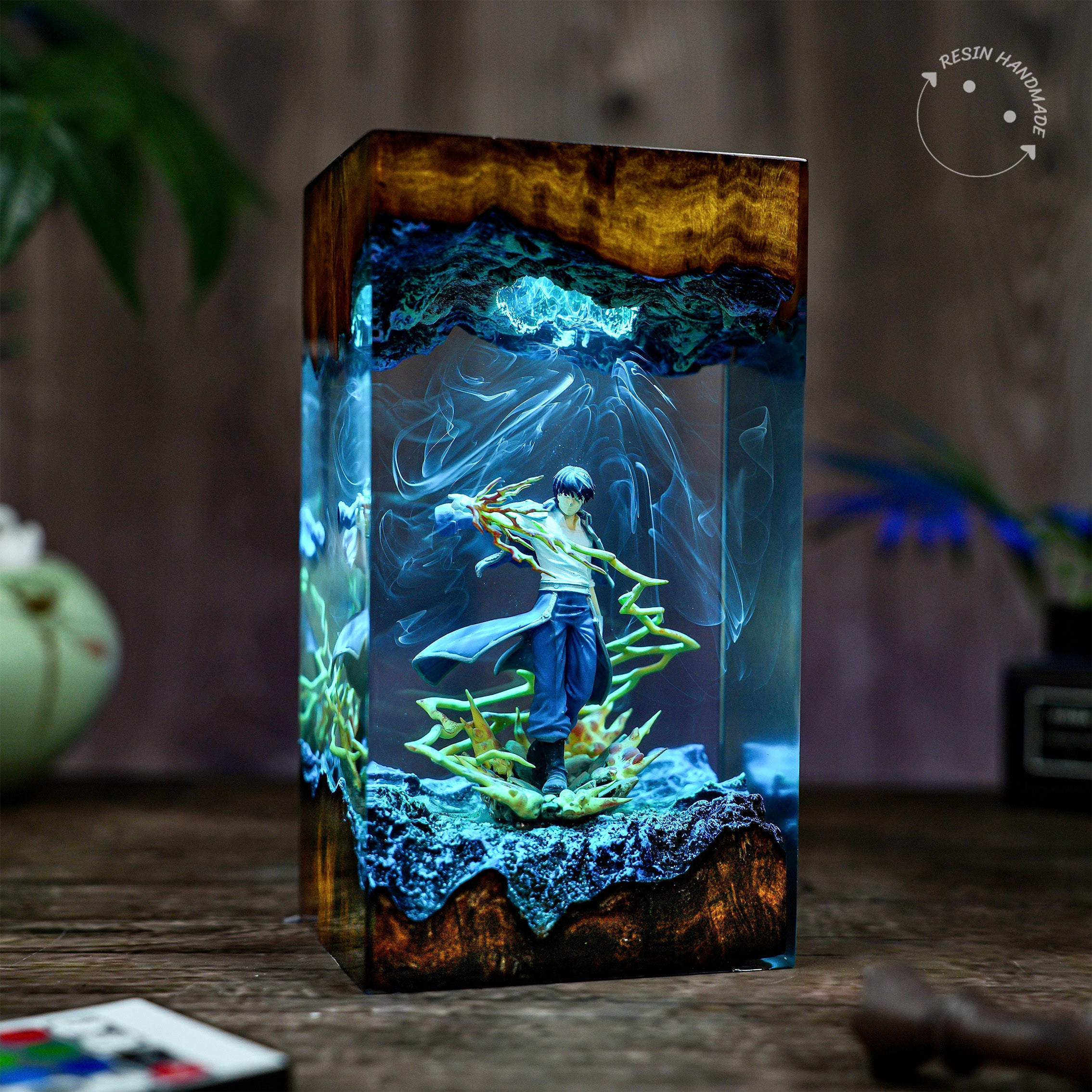 Roy Mustang Fullmetal Alchemist Resin Handmade Lamp