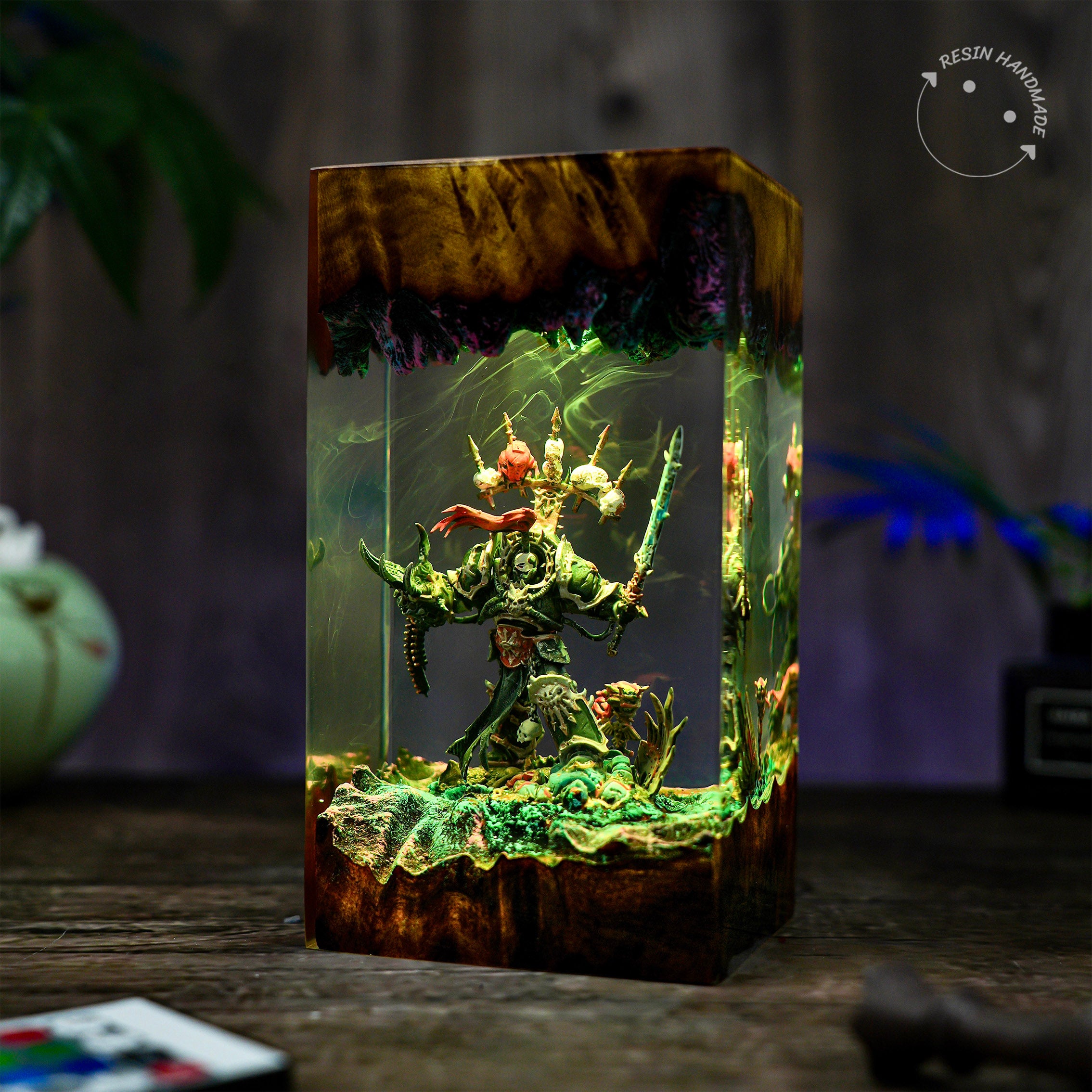 Abaddon Warhammer  Resin Handmade Lamp