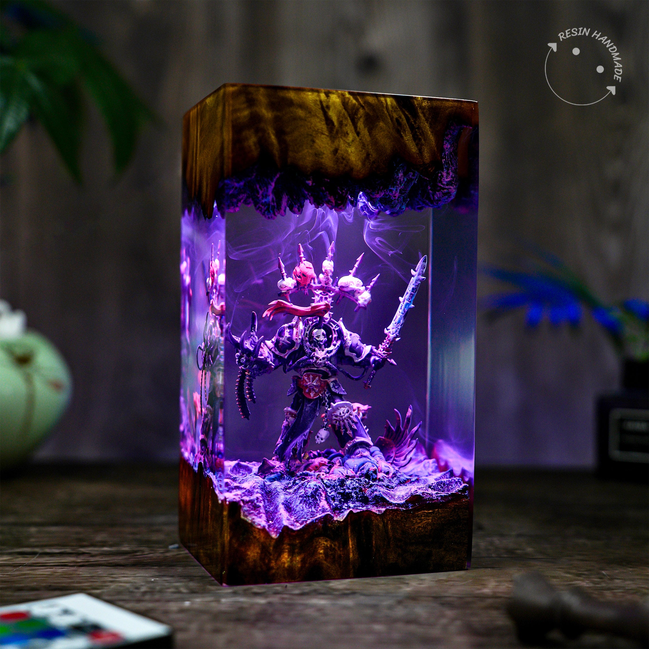 Abaddon Warhammer  Resin Handmade Lamp