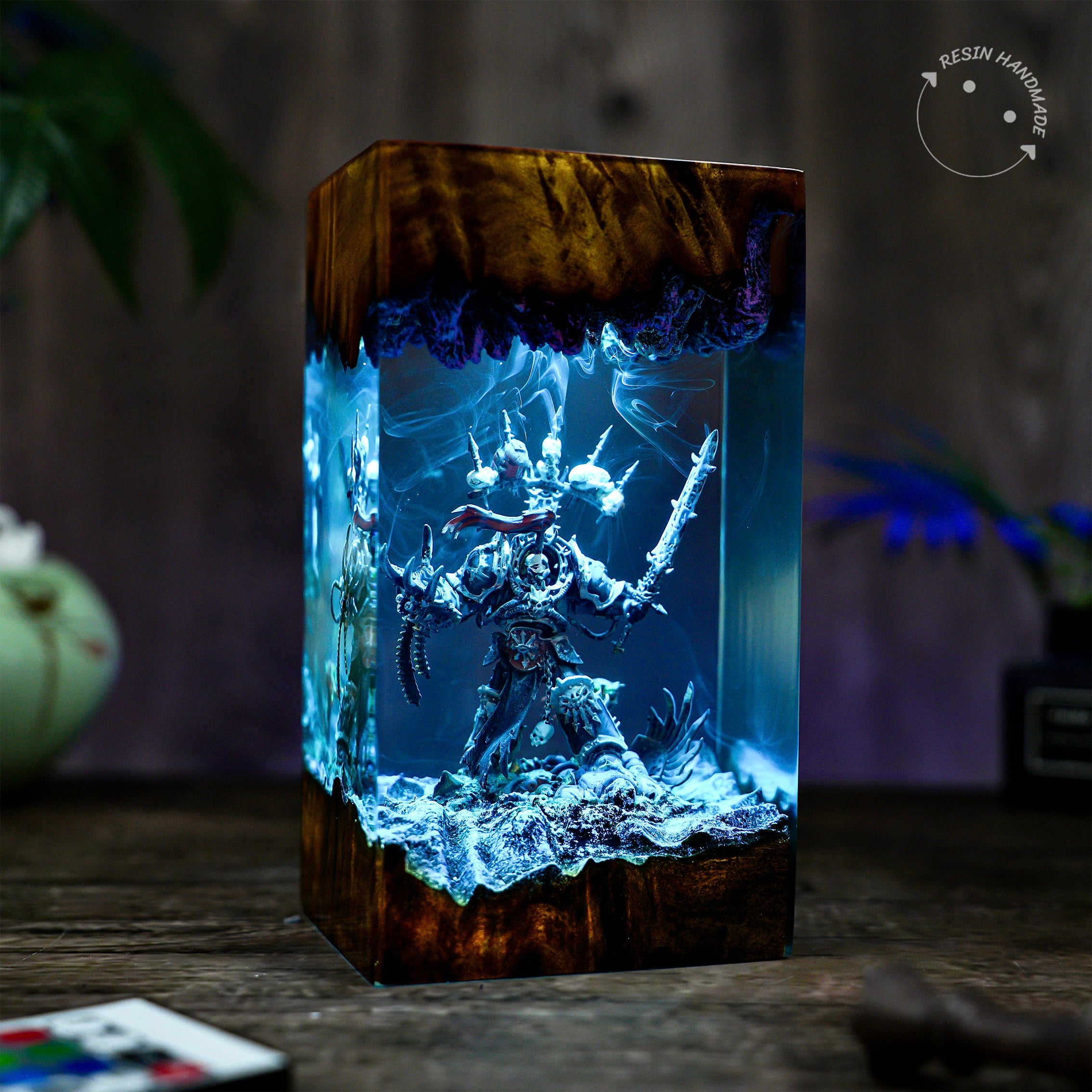 Abaddon Warhammer  Resin Handmade Lamp