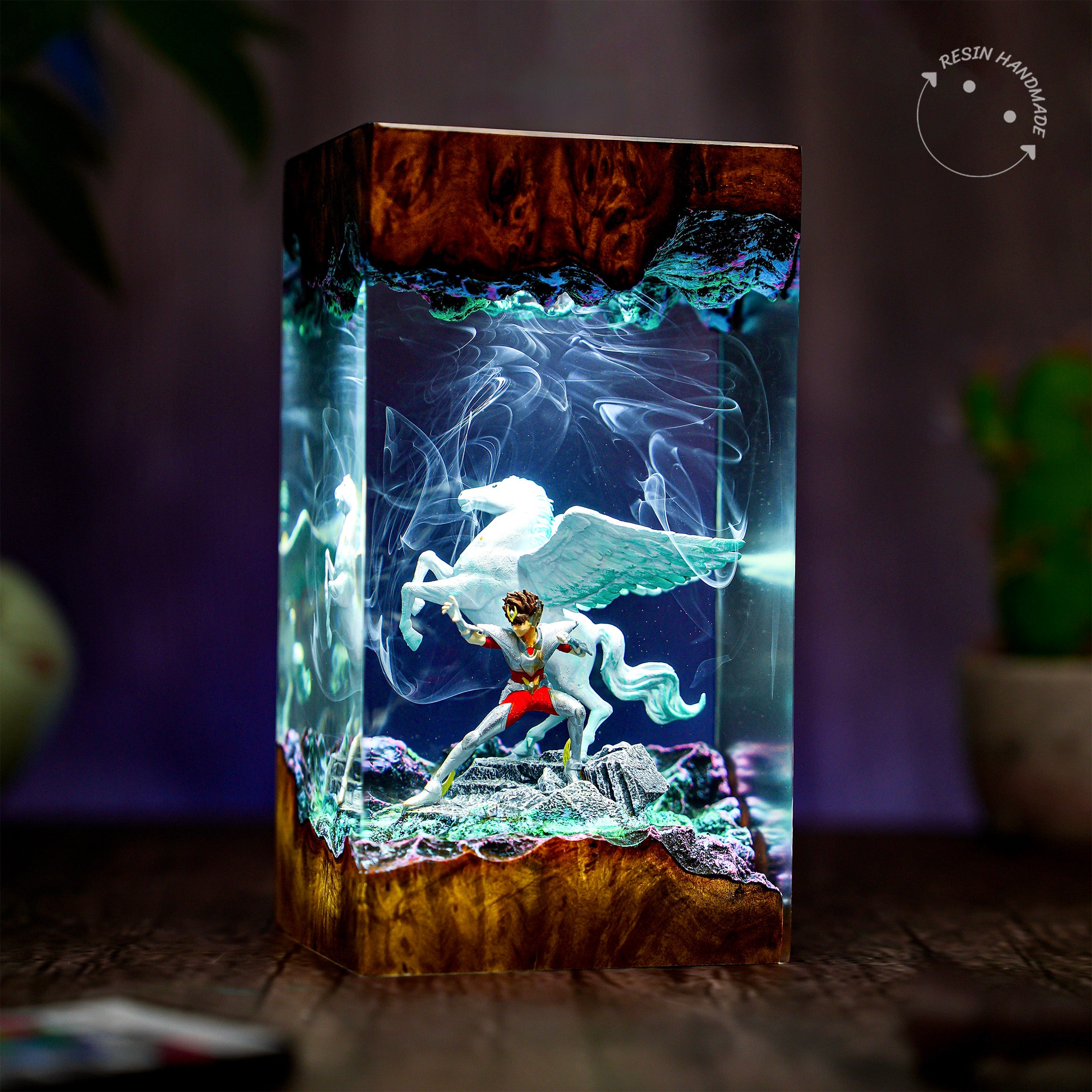 Saint Seiya Resin Handmade Lamp