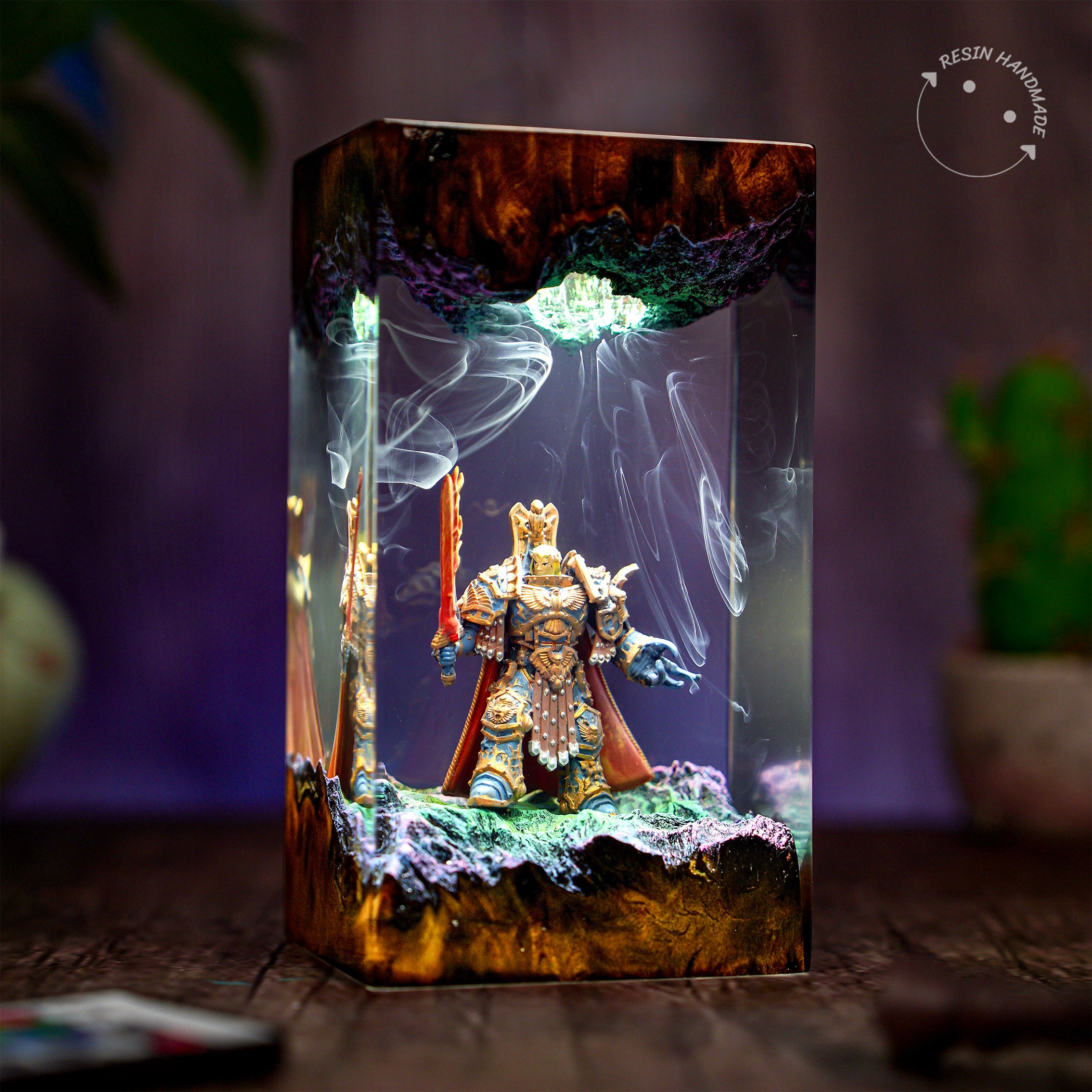 Guilliman Primarch - Warhammer Resin Handmade Lamp