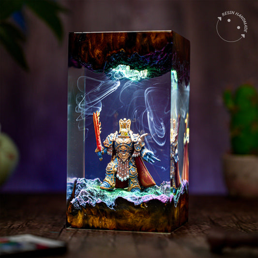 Guilliman Primarch - Warhammer Resin Handmade Lamp